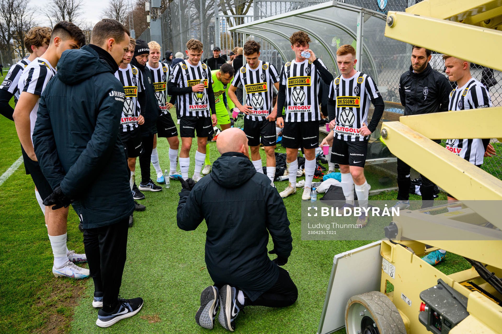 Landskronas spelare samlas