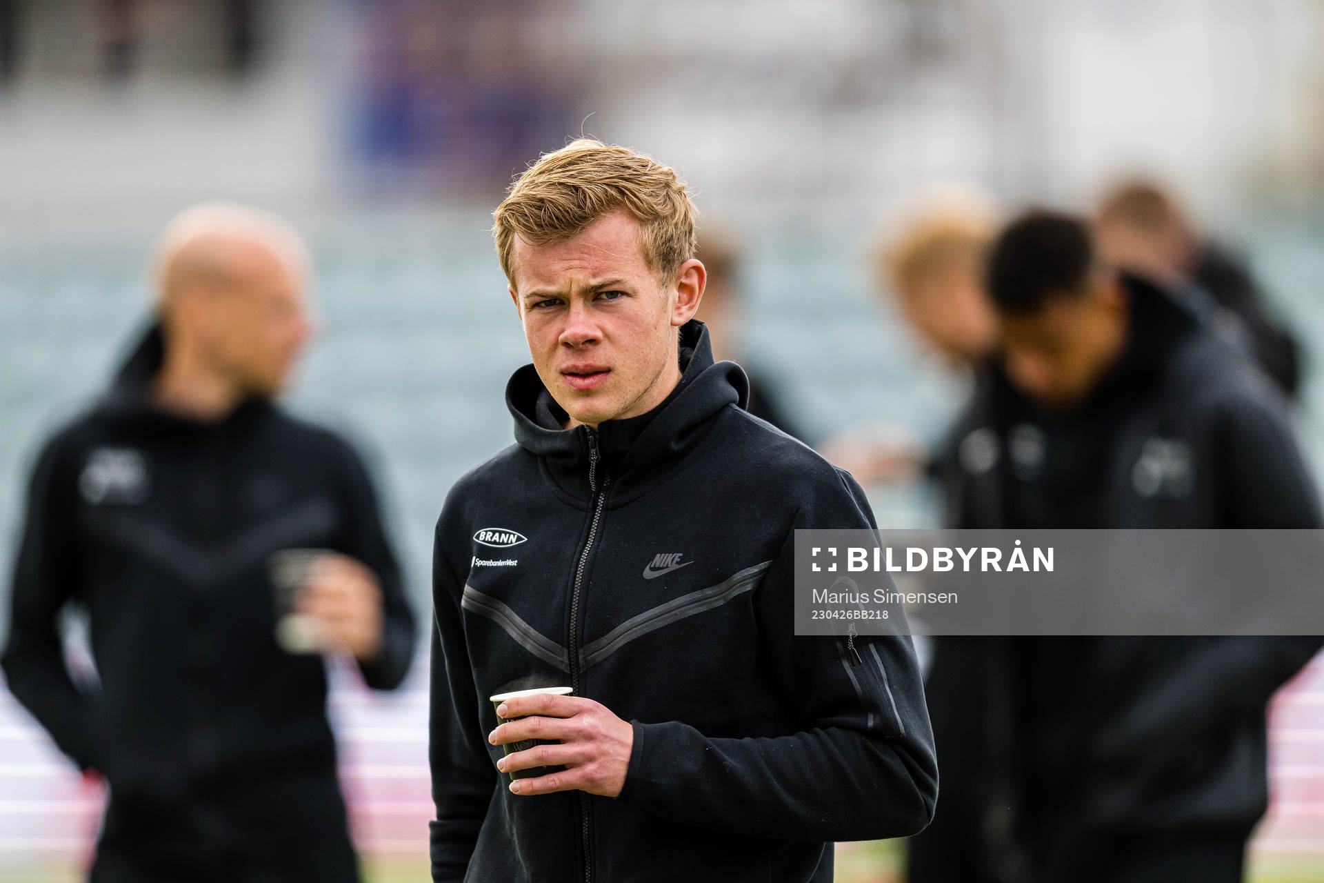 Aune Heggebø of Brann arrives