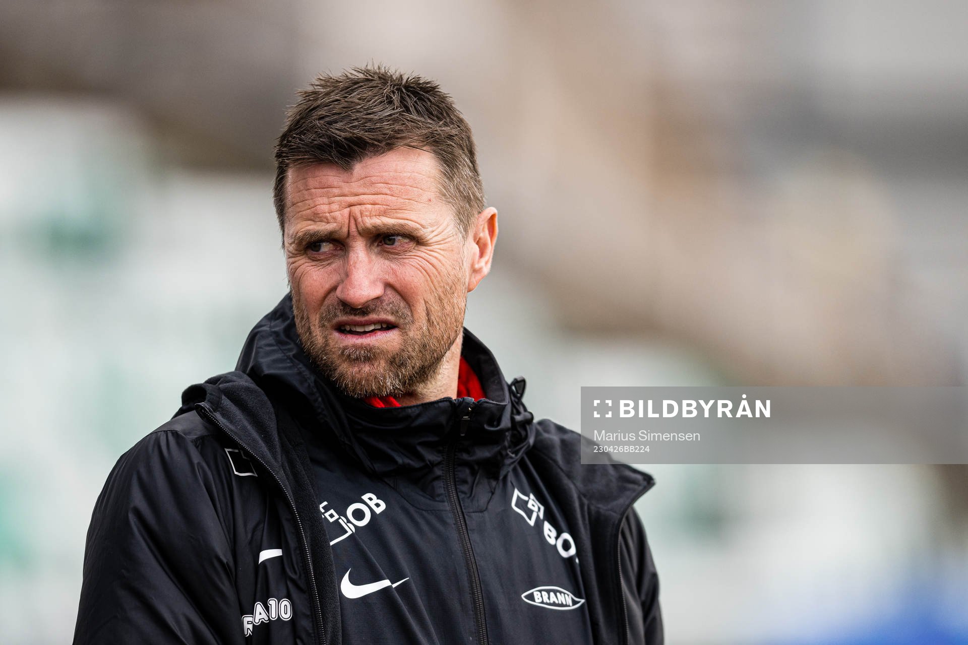 Eirik Horneland, head coach of Brann, arrives