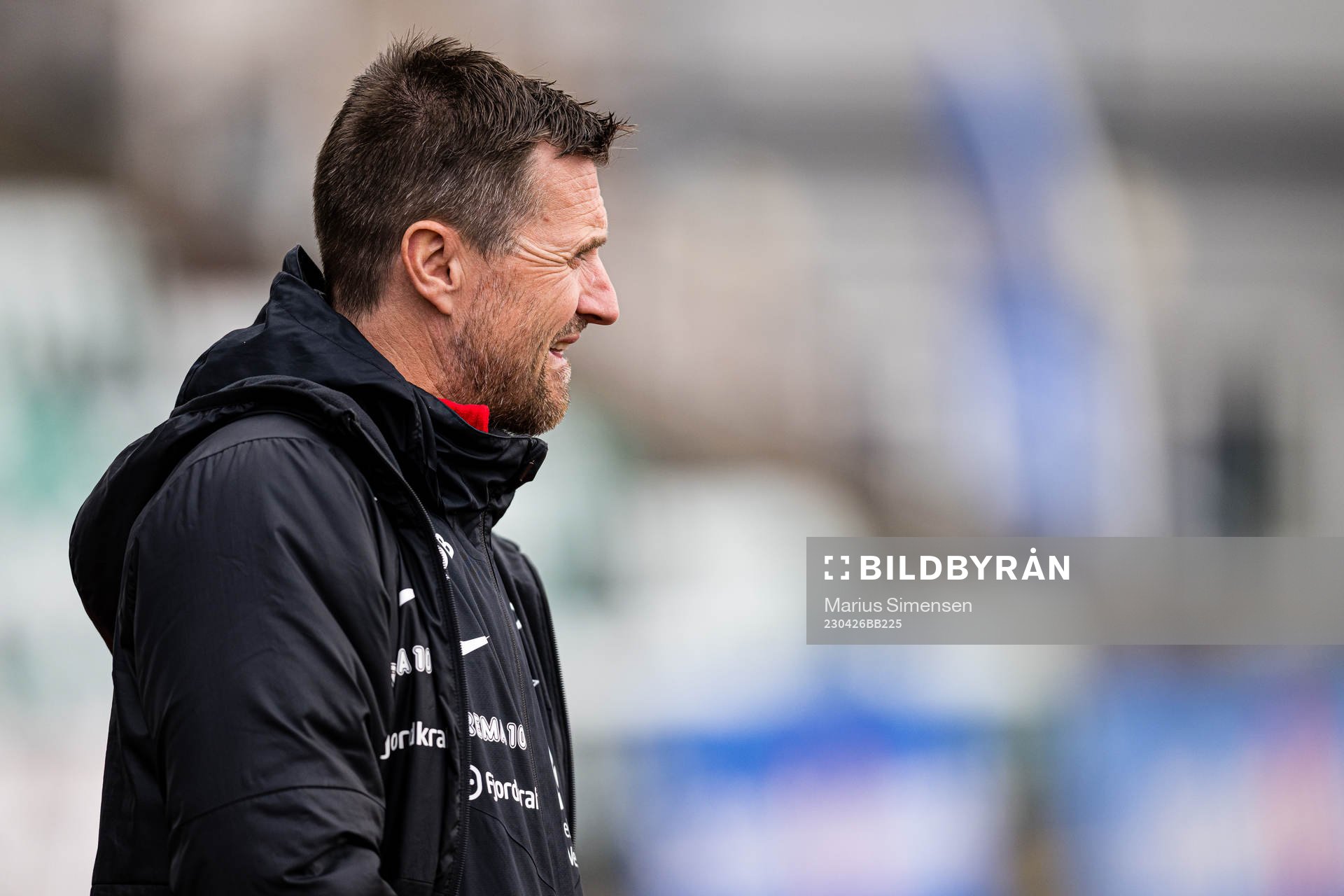 Eirik Horneland, head coach of Brann, arrives