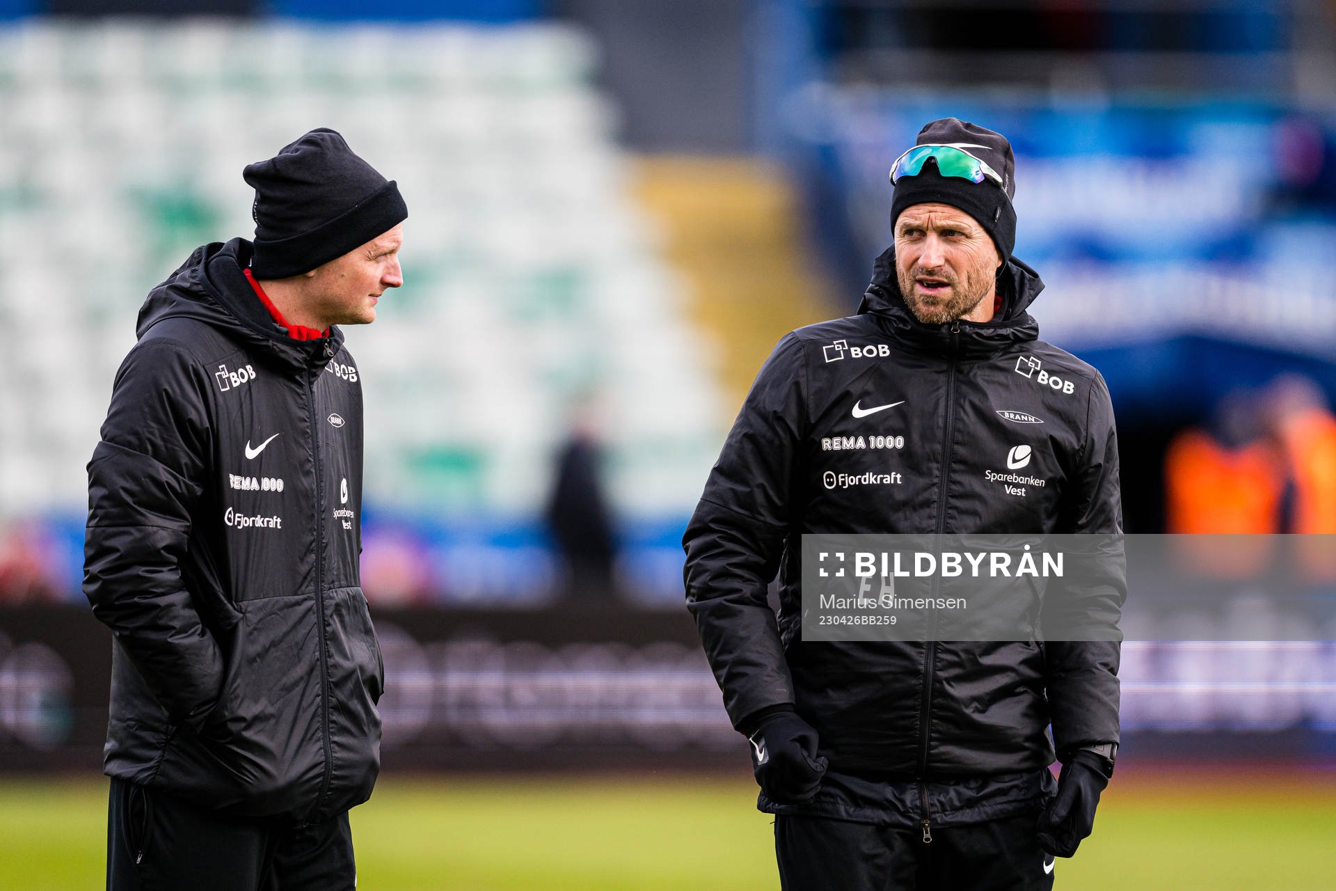Erik Huseklepp, assistant coach of Brann, and Eirik