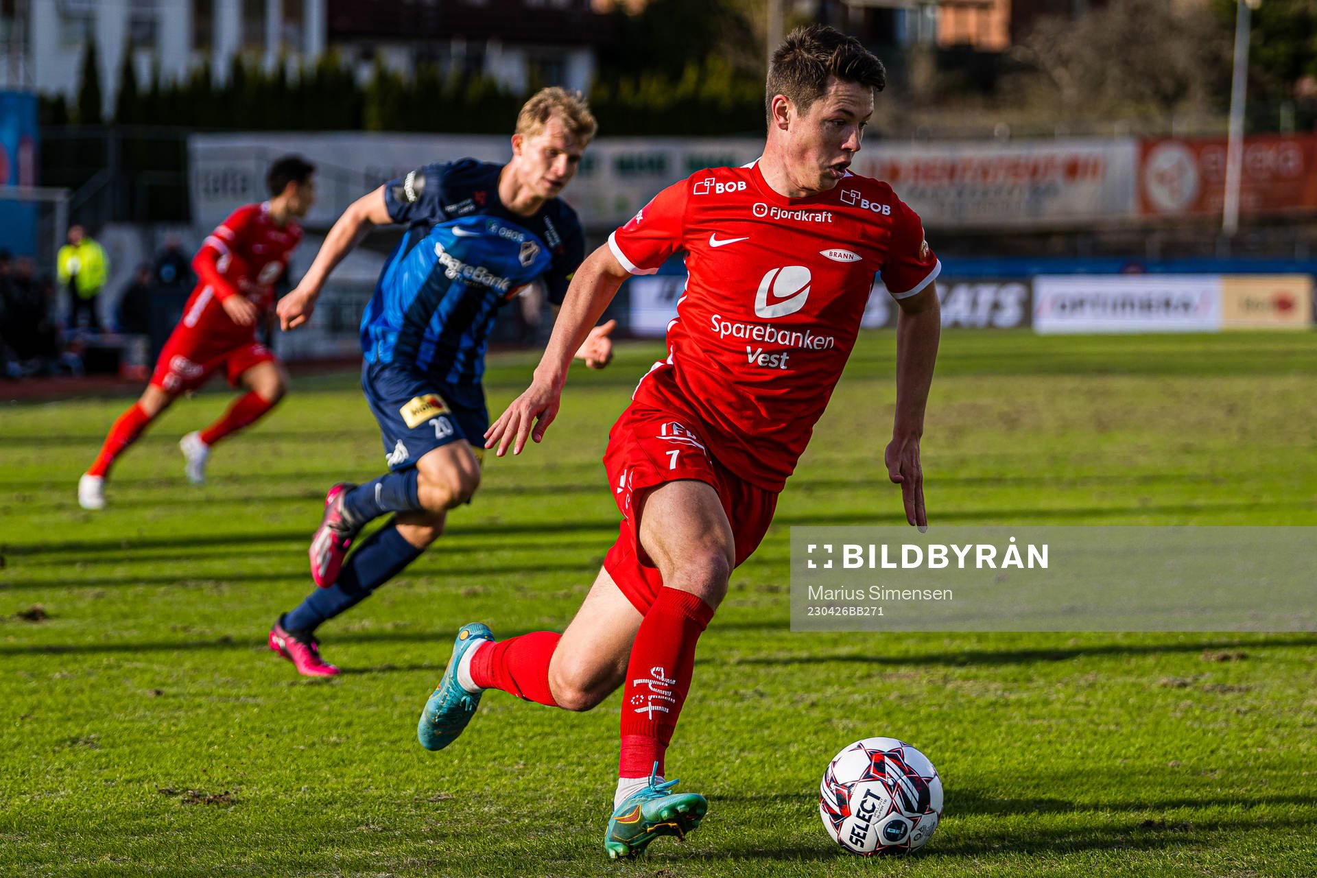 Mathias Rasmussen of Brann during the cup match between Stabæk and Brann on April 26, 2023 in Bekkestua.