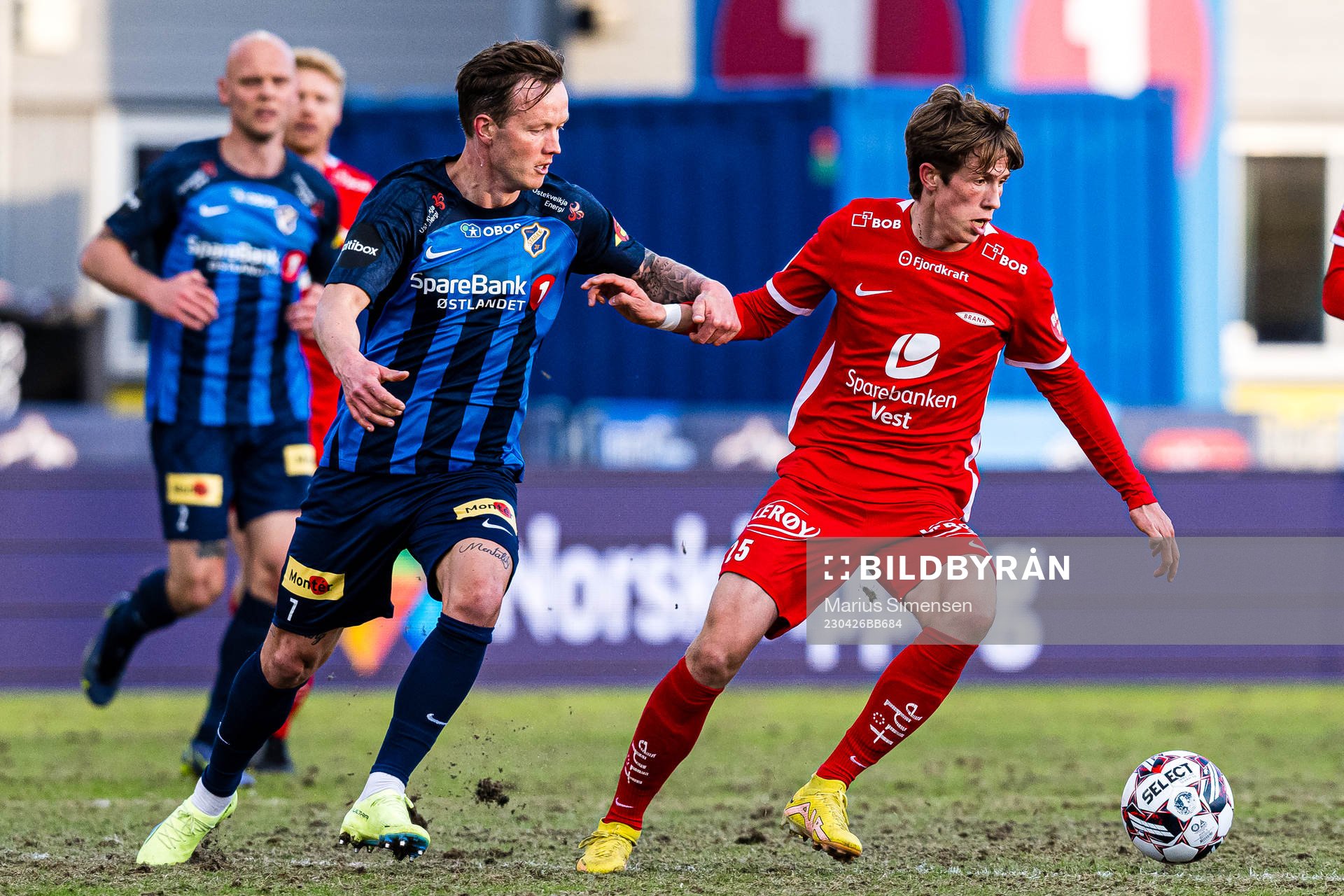 Fredrik Haugen of Stabæk and Niklas Jensen Wassberg of