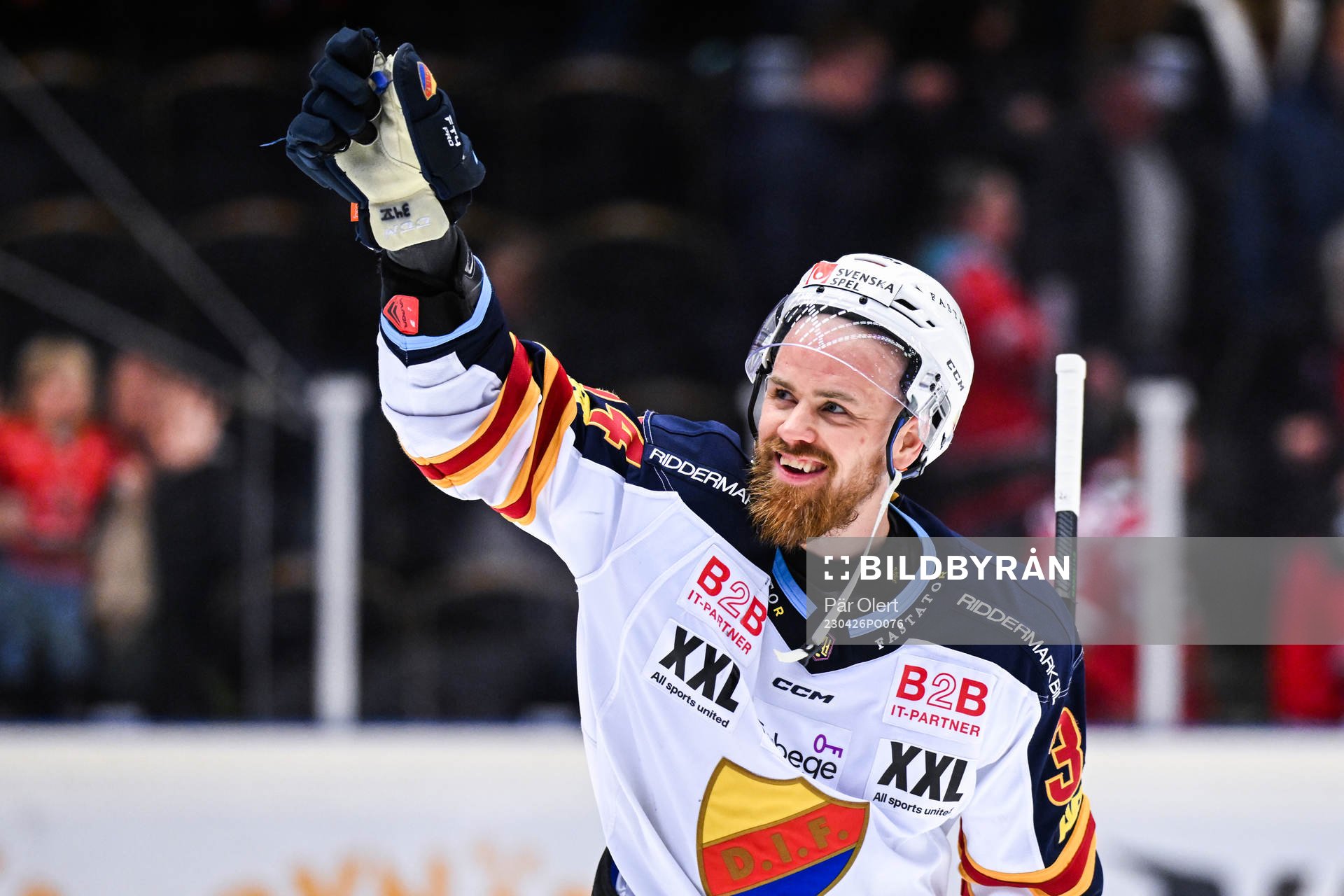 Djurgårdens Daniel Brodin jublar