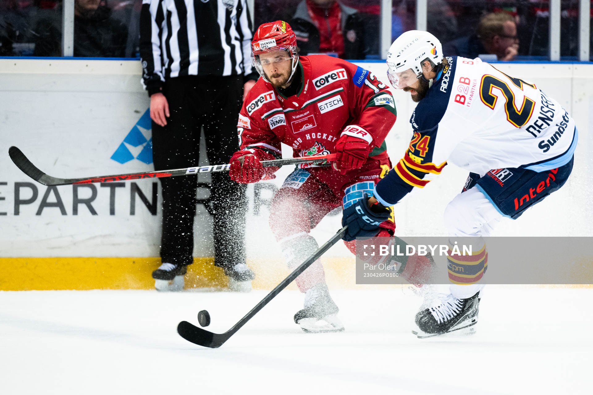 Modos Nicholas Halloran och Djurgårdens Ludvig Rensfeldt