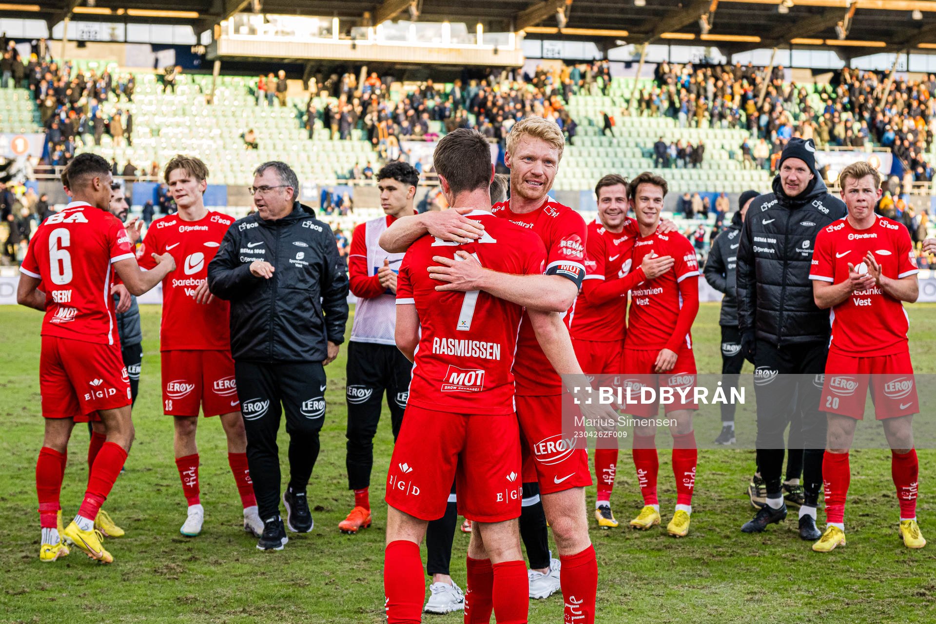 Mathias Rasmussen and Sivert Heltne Nilsen of Brann