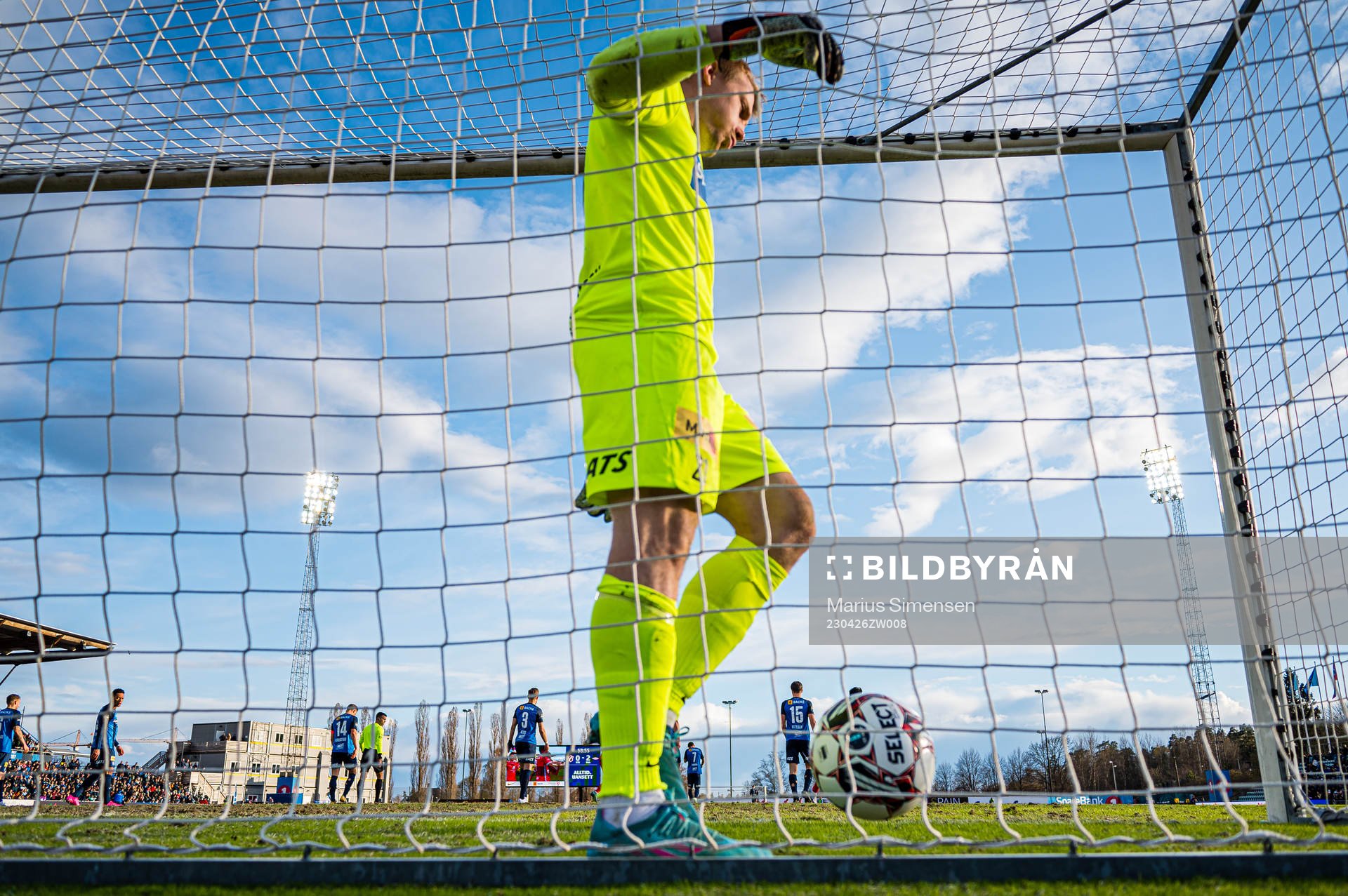 Isak Pettersson of Stabæk looks dejected