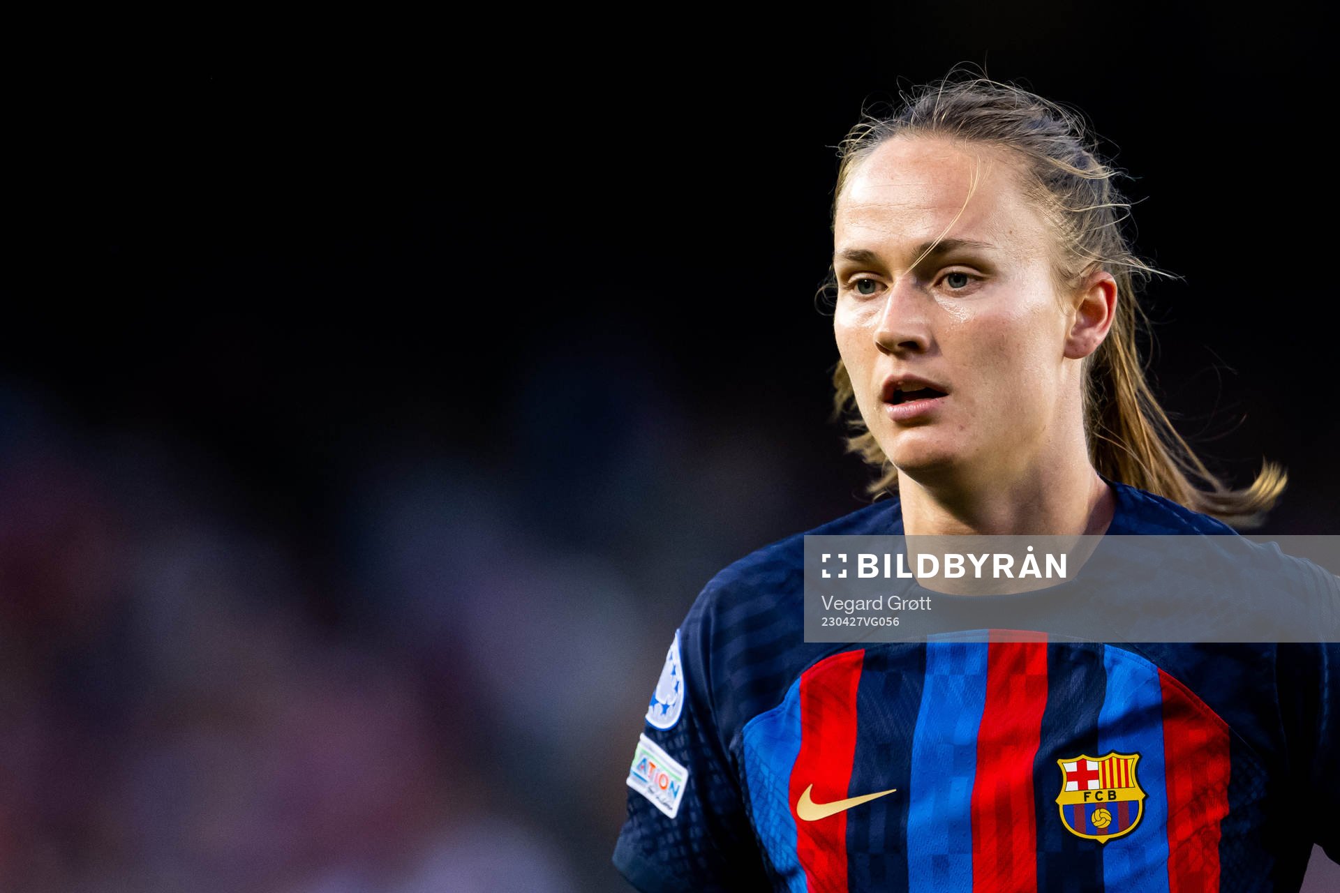 Caroline Graham Hansen of Barcelona