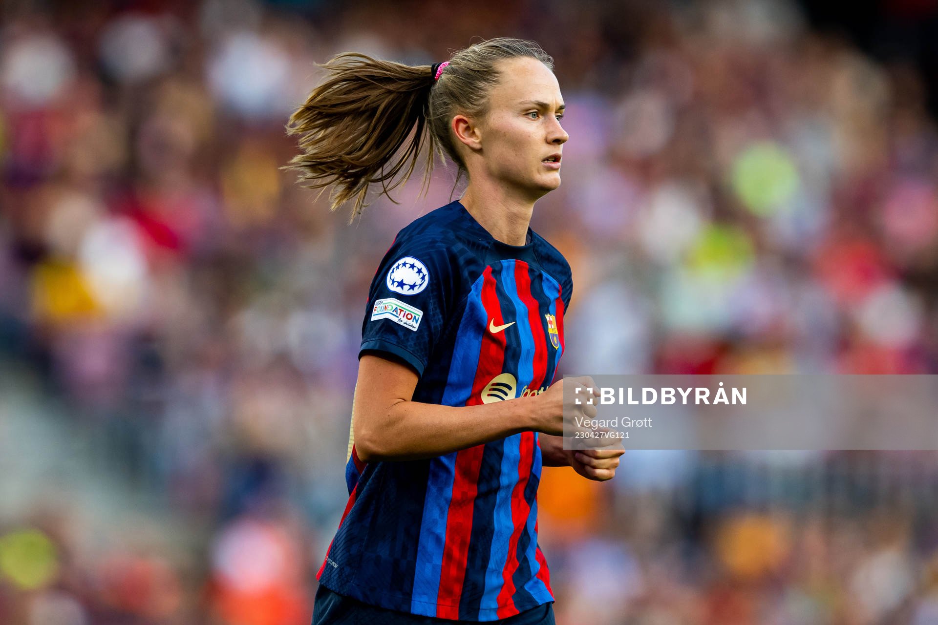 Caroline Graham Hansen of Barcelona
