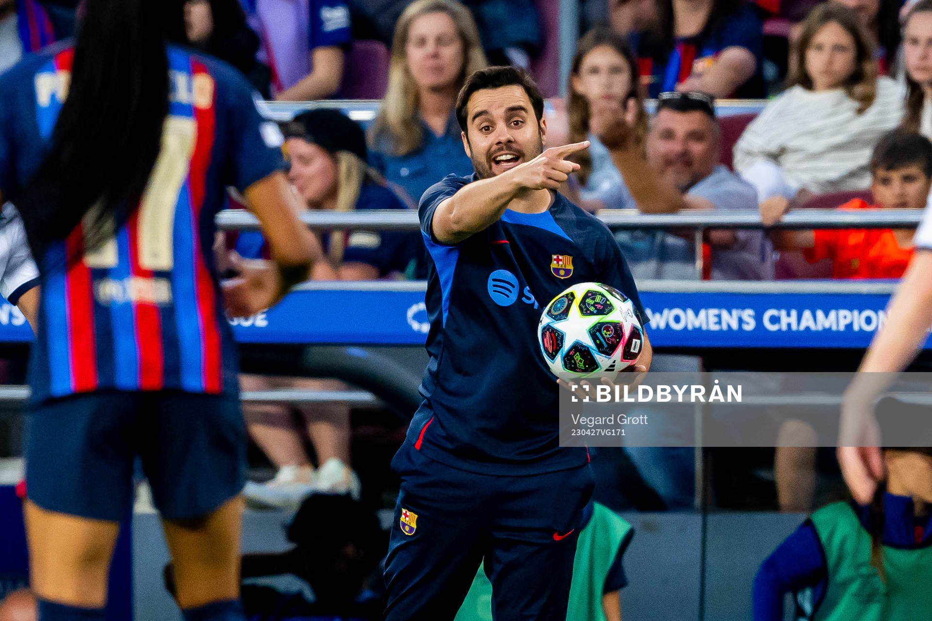 Jonatan Giraldez, head coach of Barcelona
