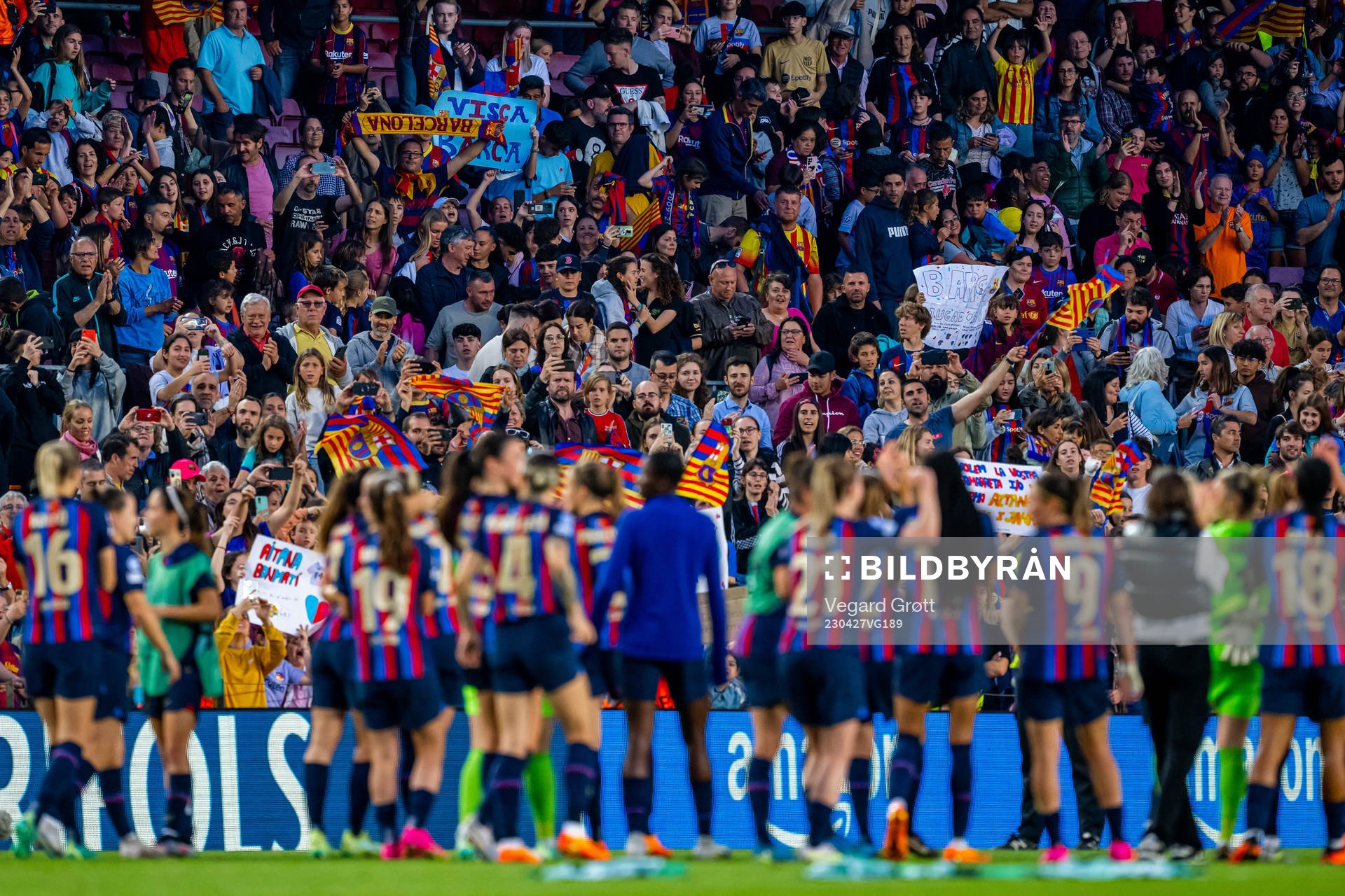 during the UEFA Women's Champions League football match