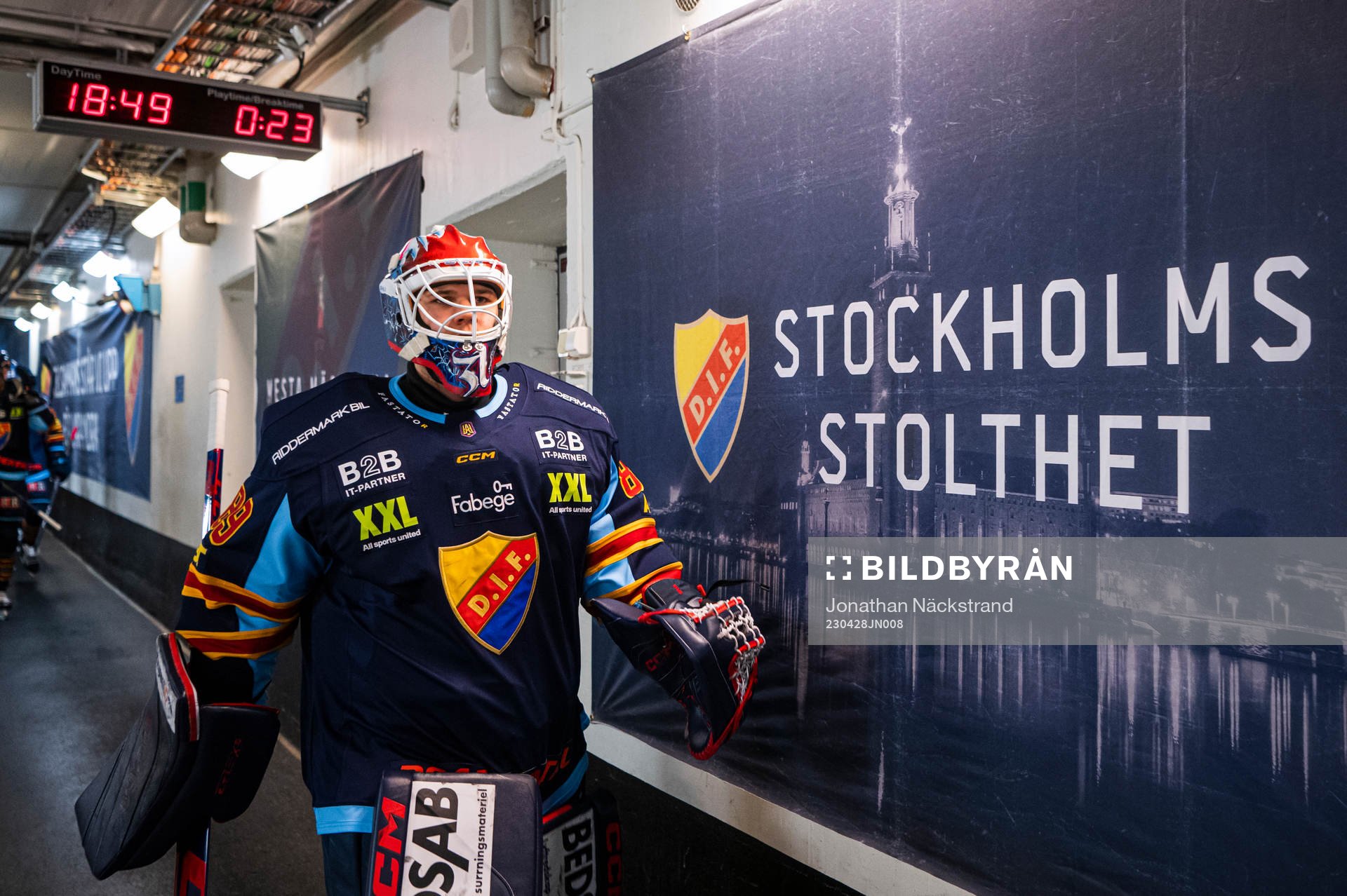 Djurgårdens målvakt Jesper Myrenberg