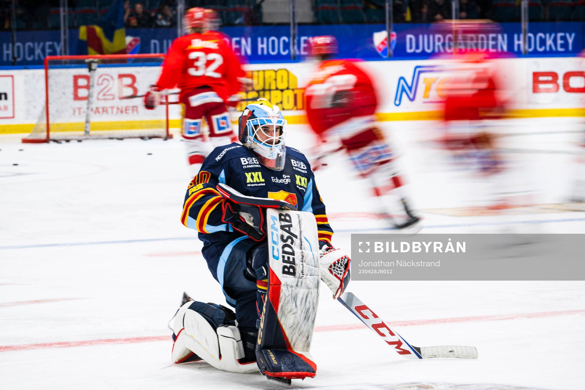 Djurgårdens målvakt Matthew Galajda