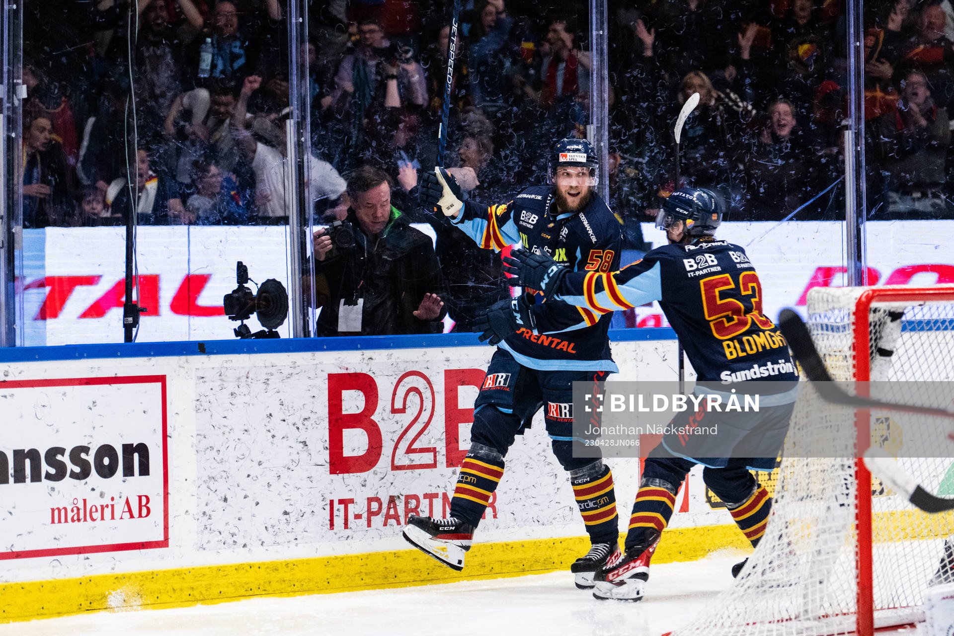 Djurgårdens Fredrik Forsberg jublar