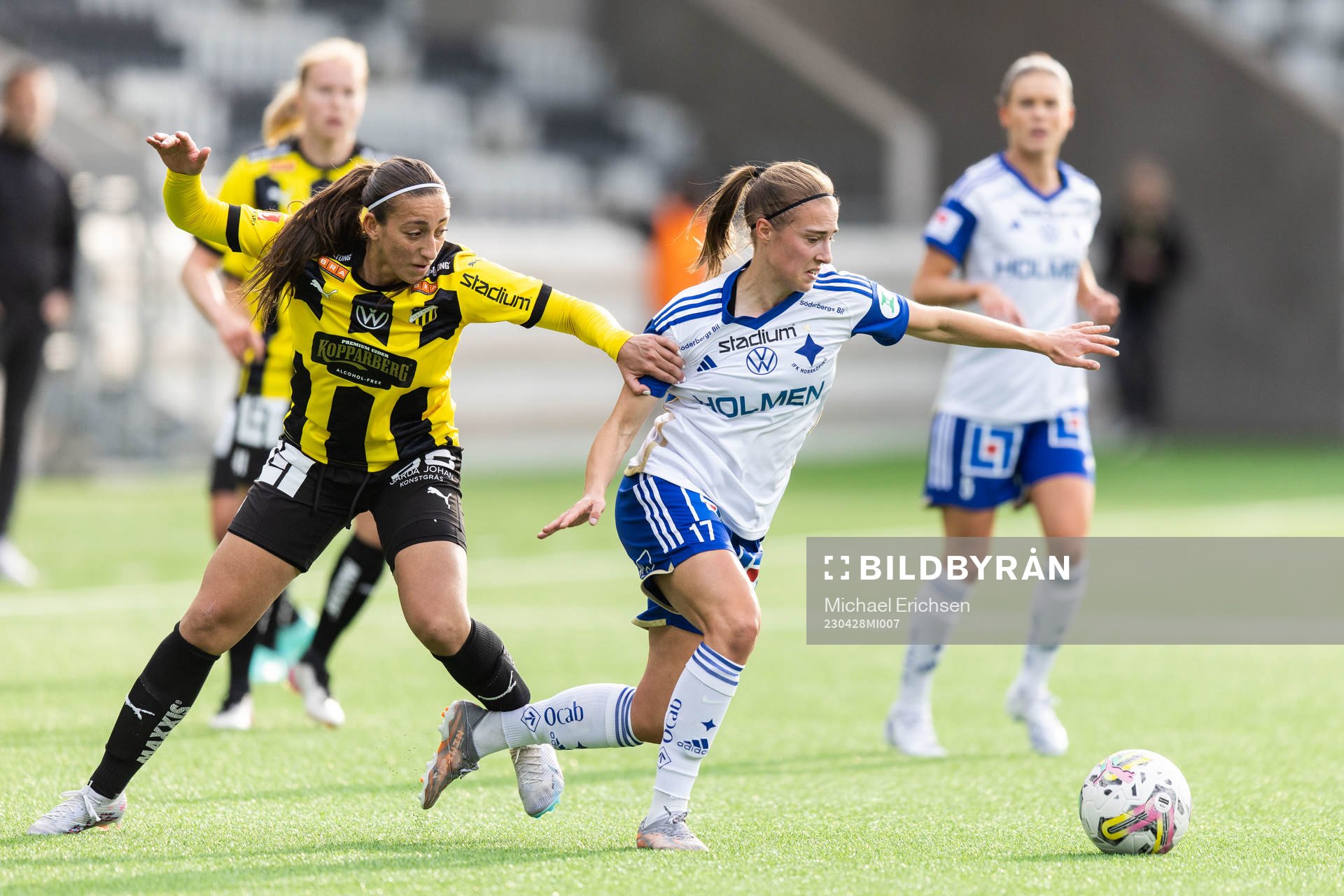 Häckens Rusul Rosa Kafaji och IFK Norrköpings Vilma