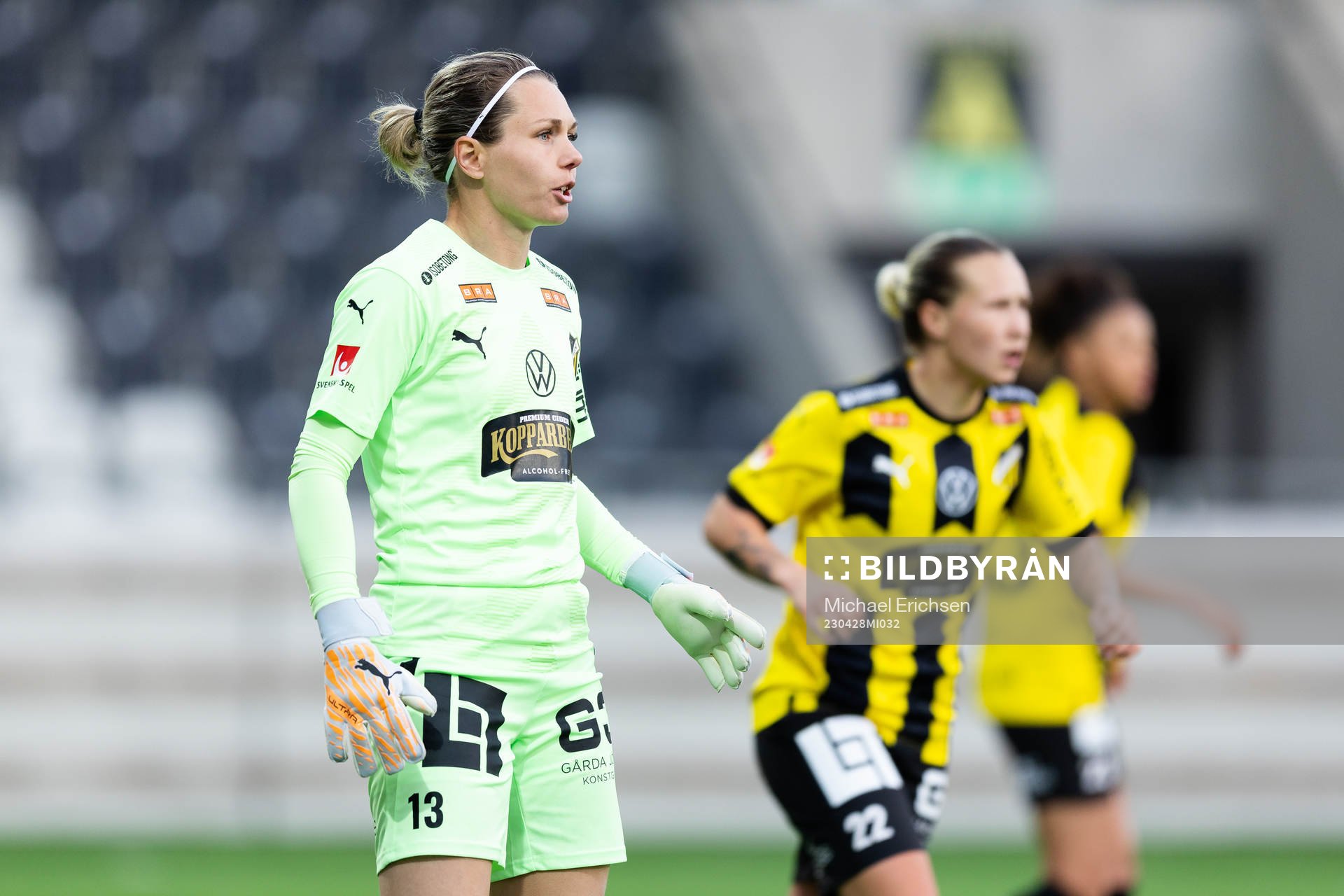 Häckens målvakt Jennifer Falk