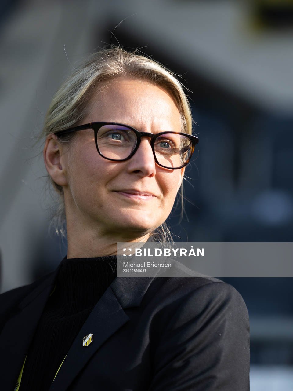 Vice klubbchef och kommunikationschef Malin Fahlén innan