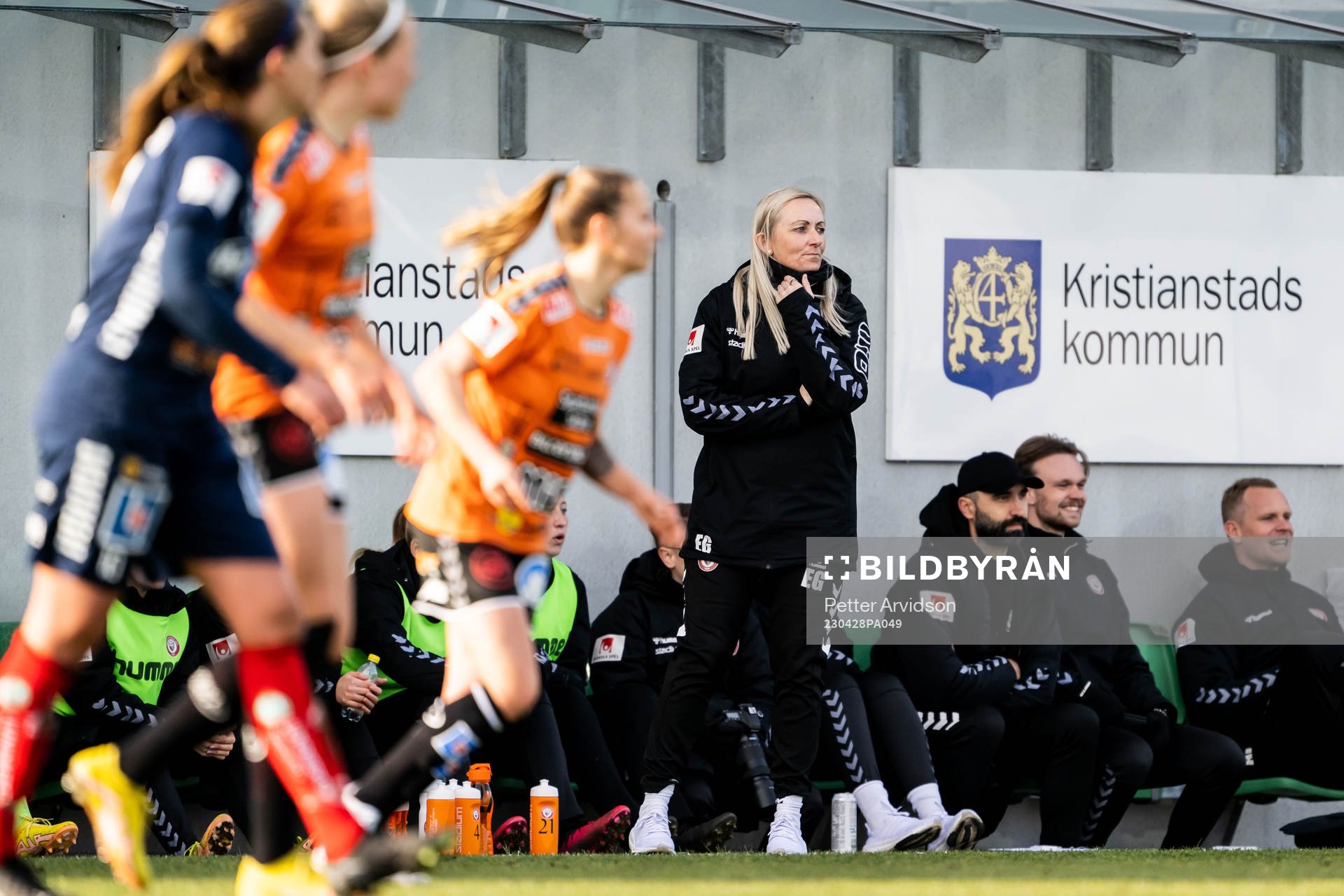 Kristianstads tränare Elisabet Gunnarsdottir