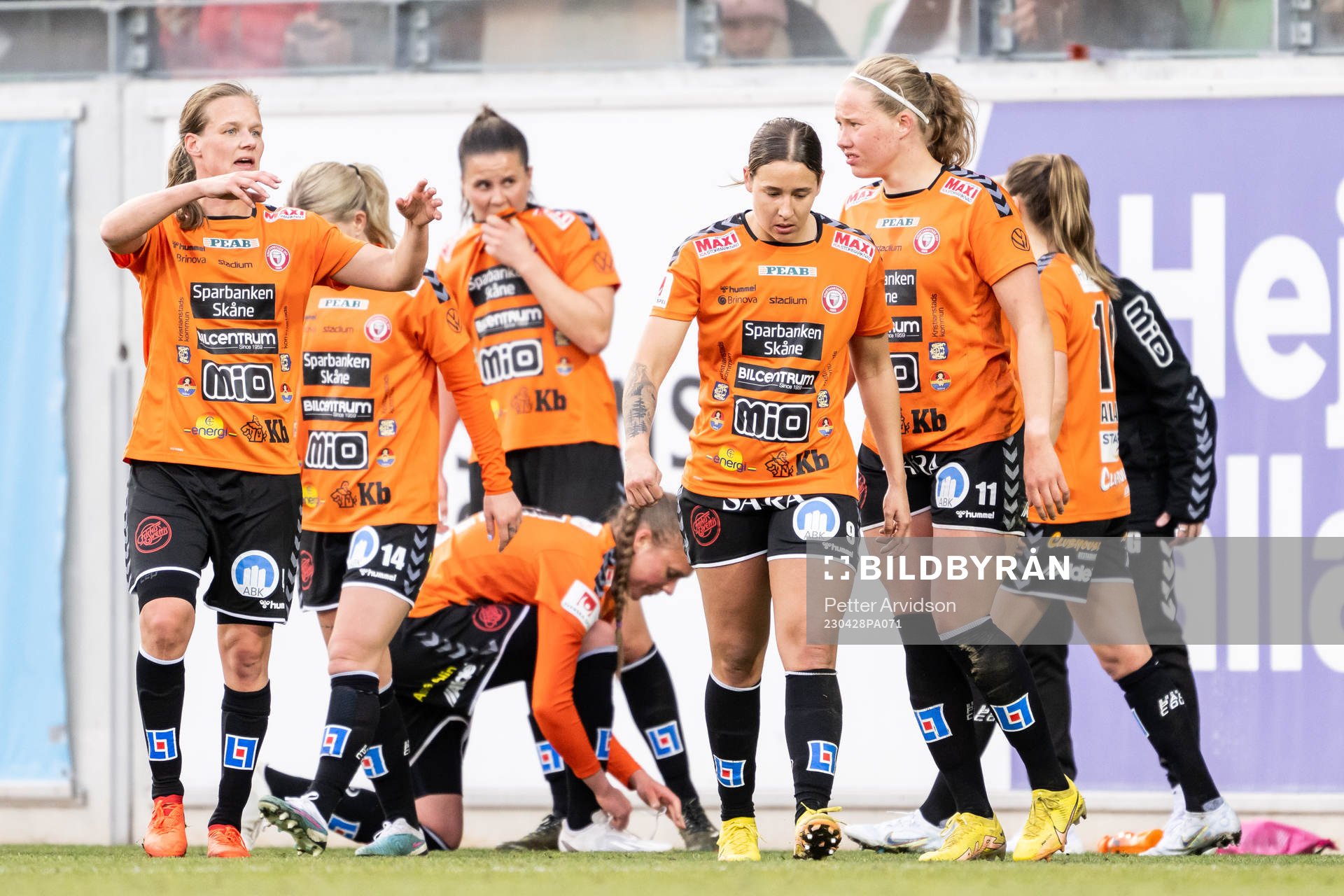 Kristianstads spelare deppar
