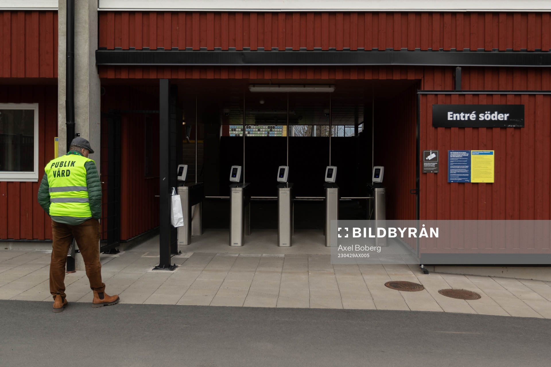 Entre söder på Stadsparksvallen