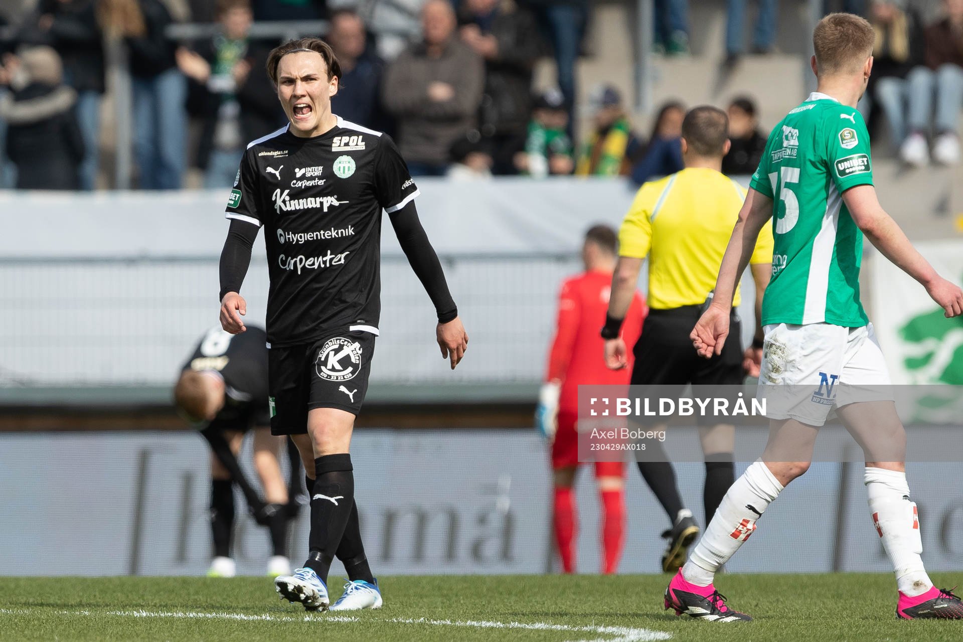 Västerås SKs Miguel Sandberg deppar