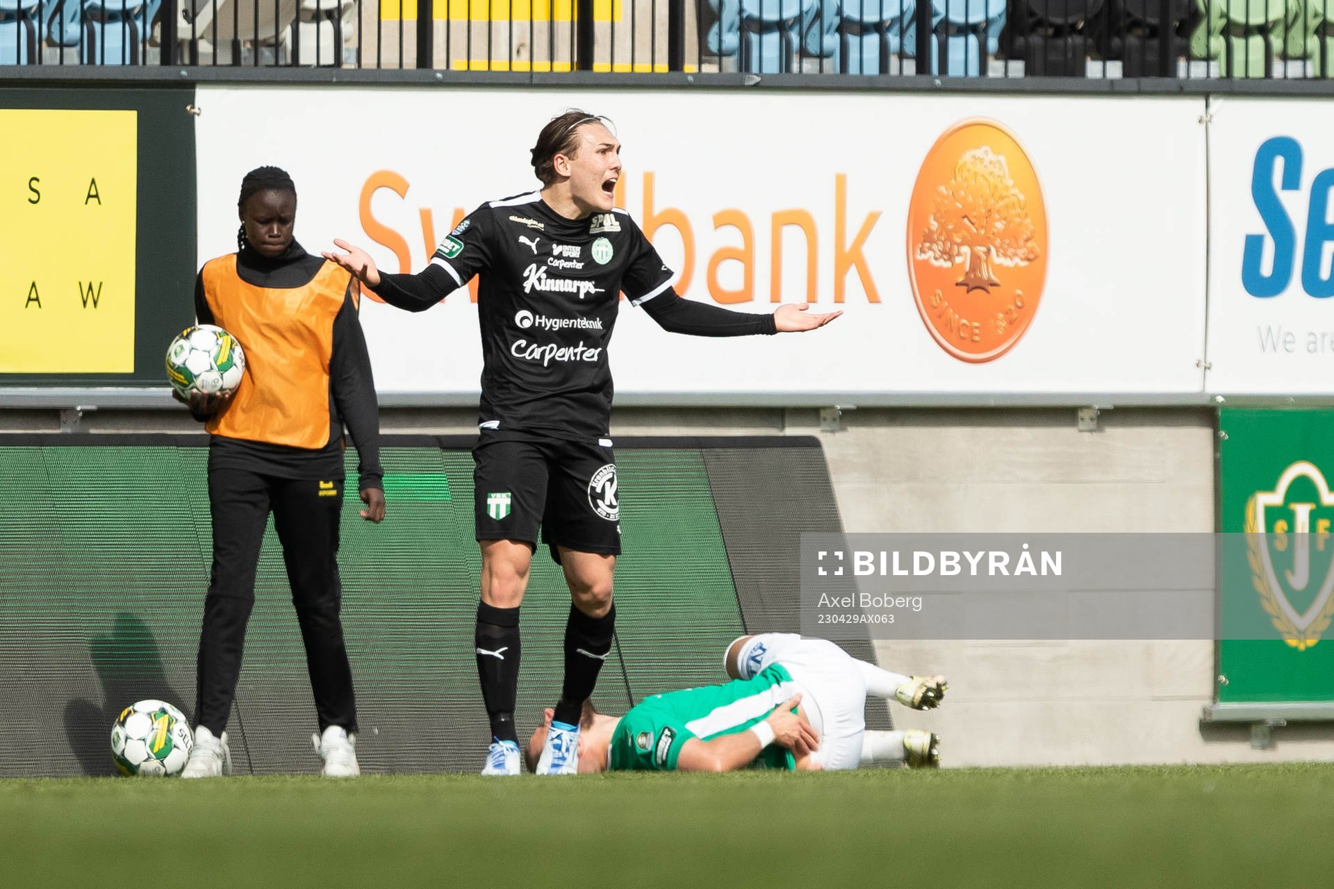 Västerås SKs Miguel Sandberg deppar