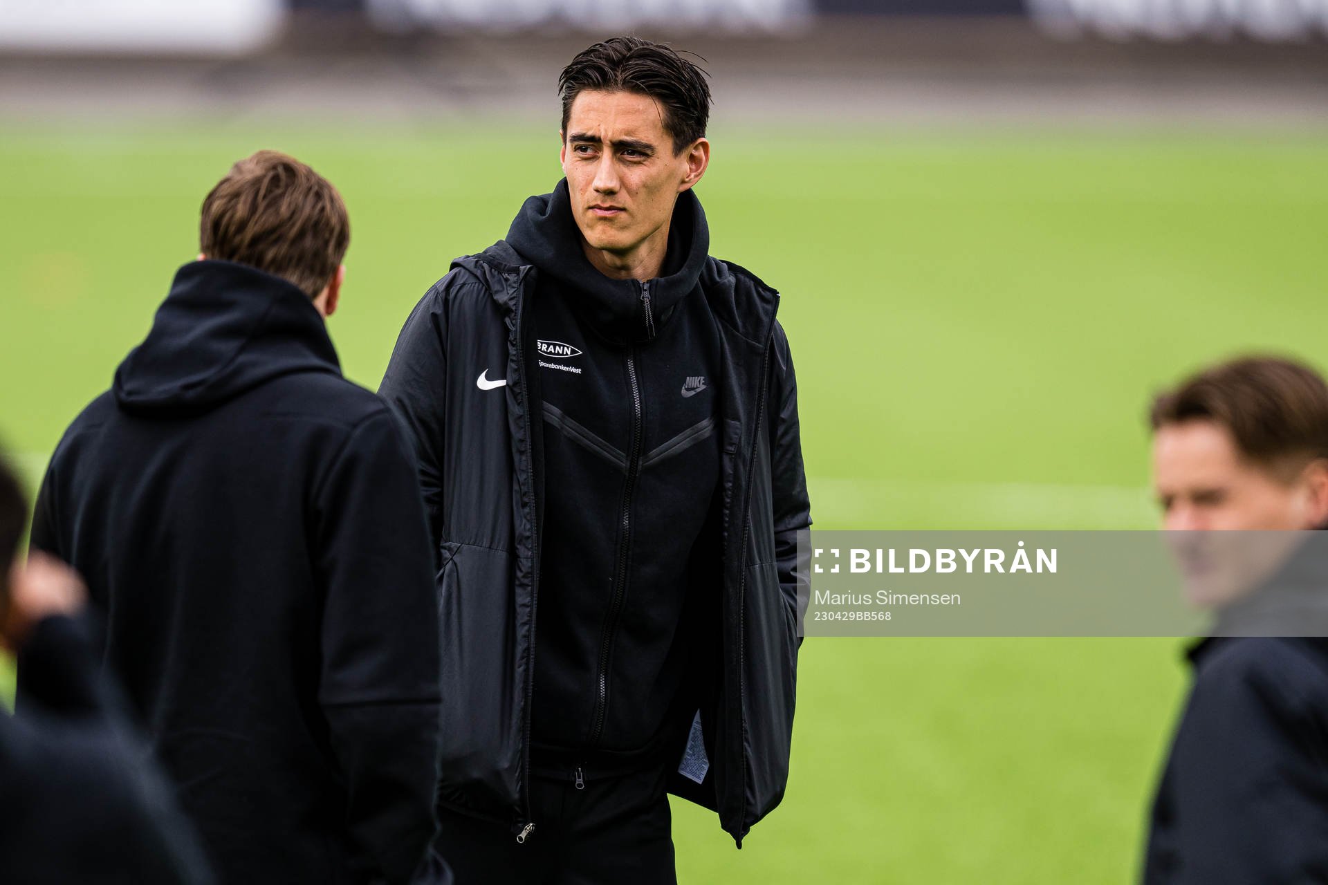 Svenn Crone of Brann arrives
