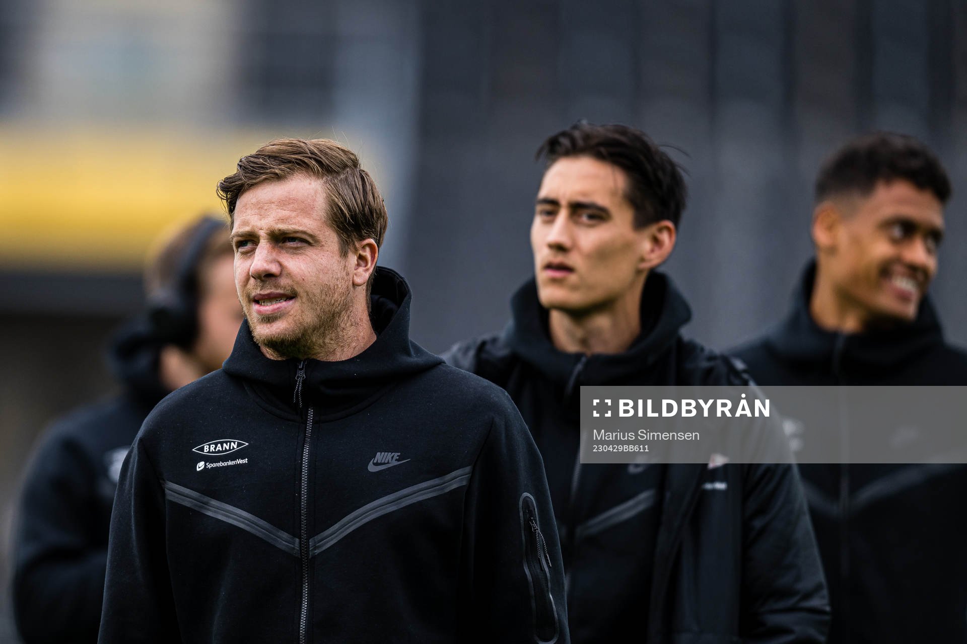 Frederik Børsting of Brann arrives
