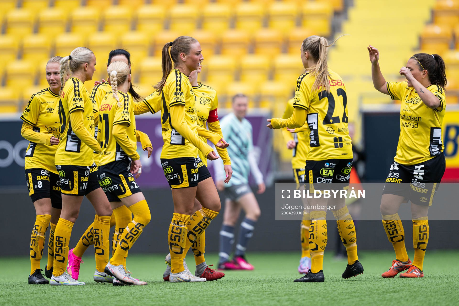 Elfsborgs Stina Jensen jublar