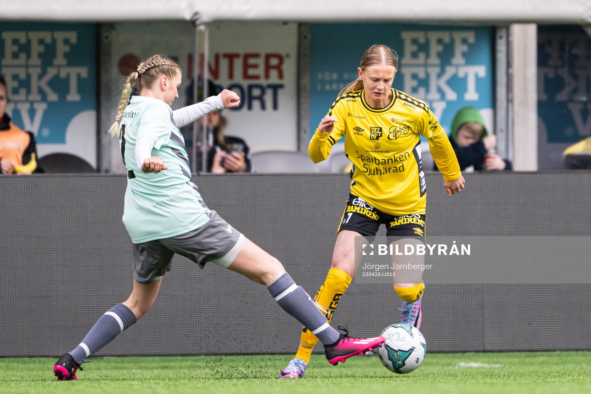 Sils Ella Strid och Elfsborgs Hanna Jiozon
