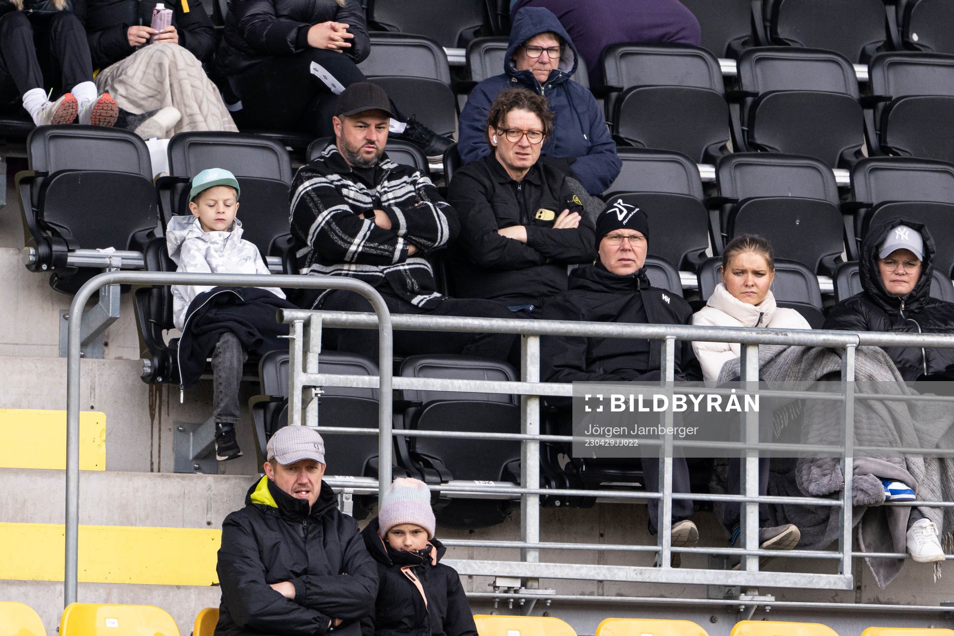 Elfsborgs klubbchef Stefan Andreasson på läktaren