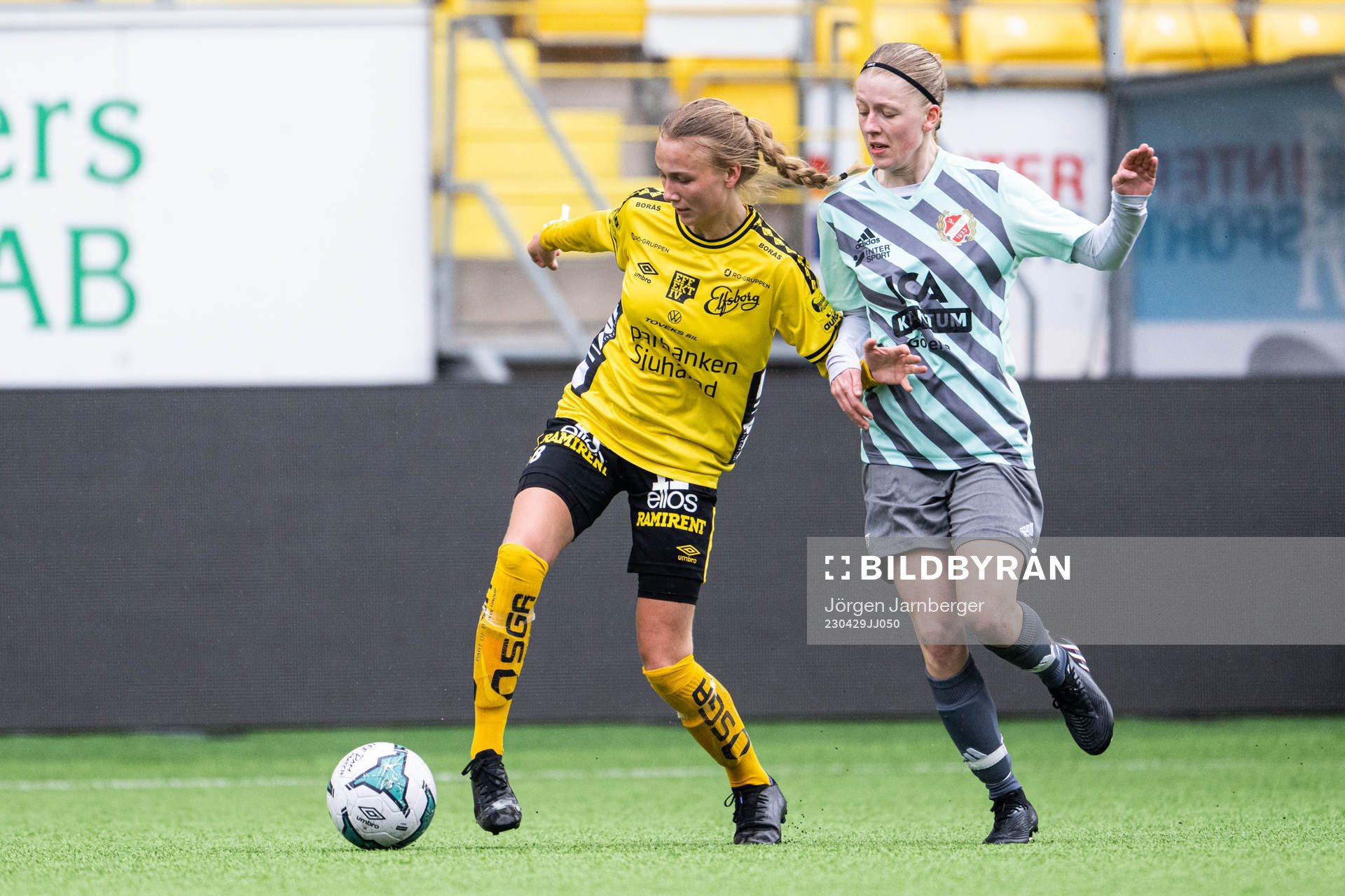Elfsborgs Linn Sångberg och Sils Sara Ekström