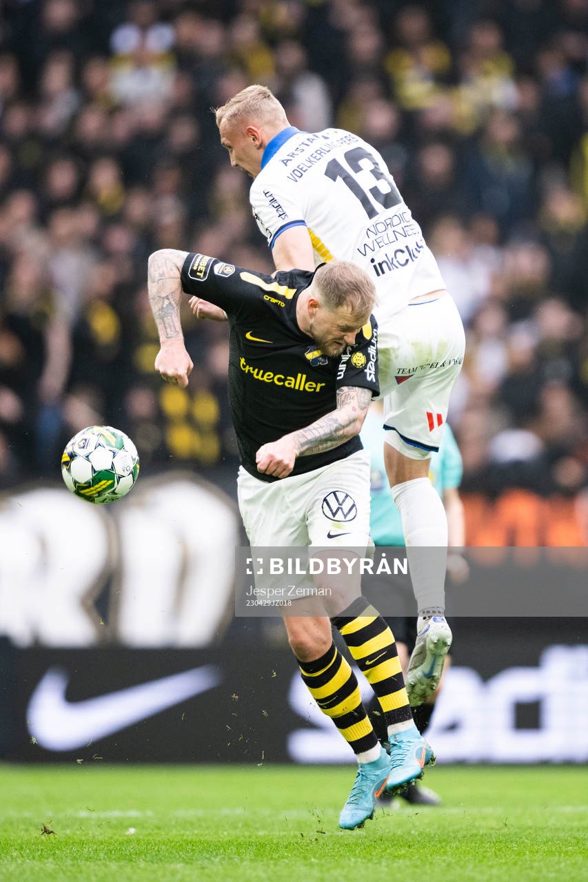 AIKs John Guidetti och Sirius Jakob Voelkerling Persson