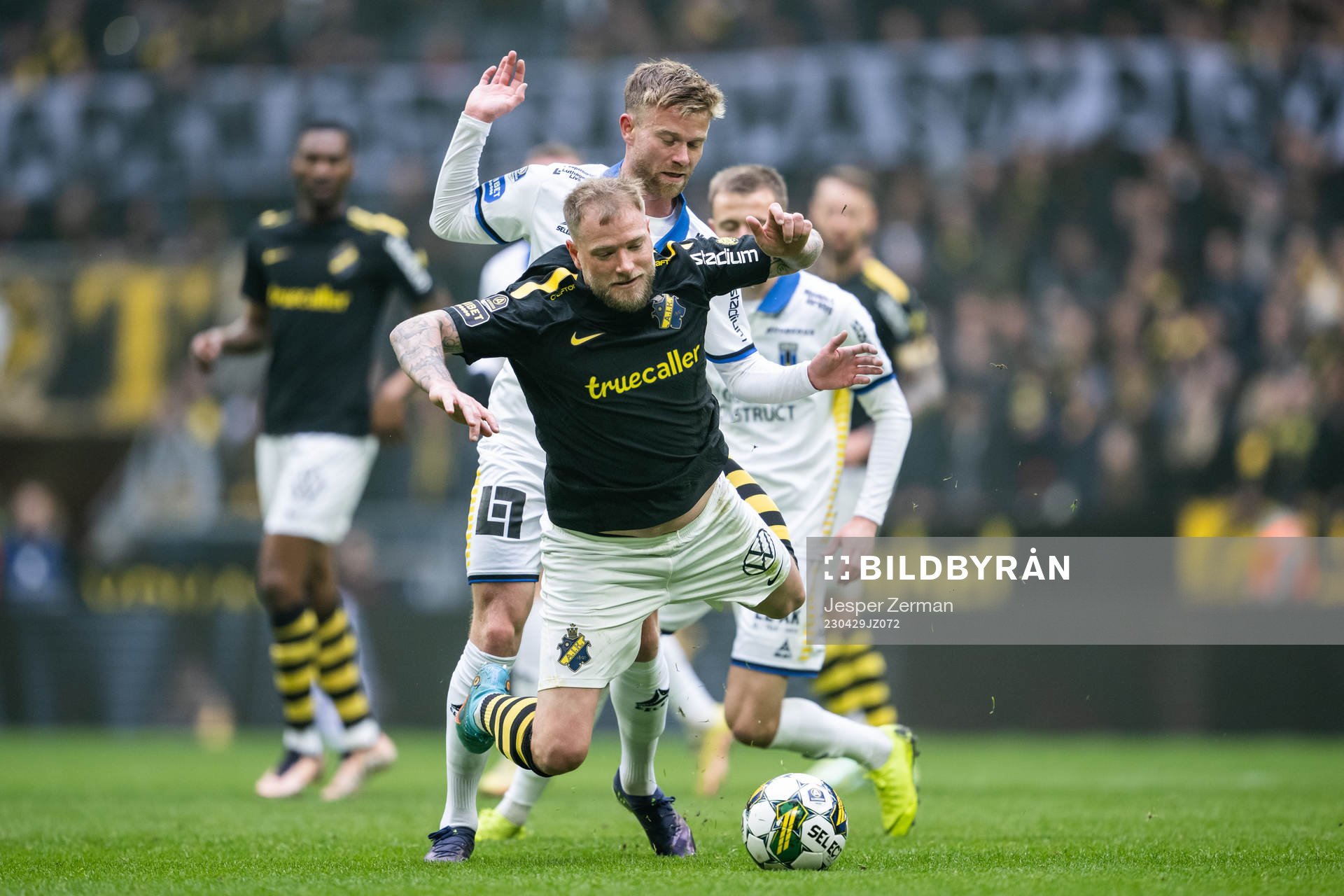 Sirius Dennis Widgren och AIKs John Guidetti