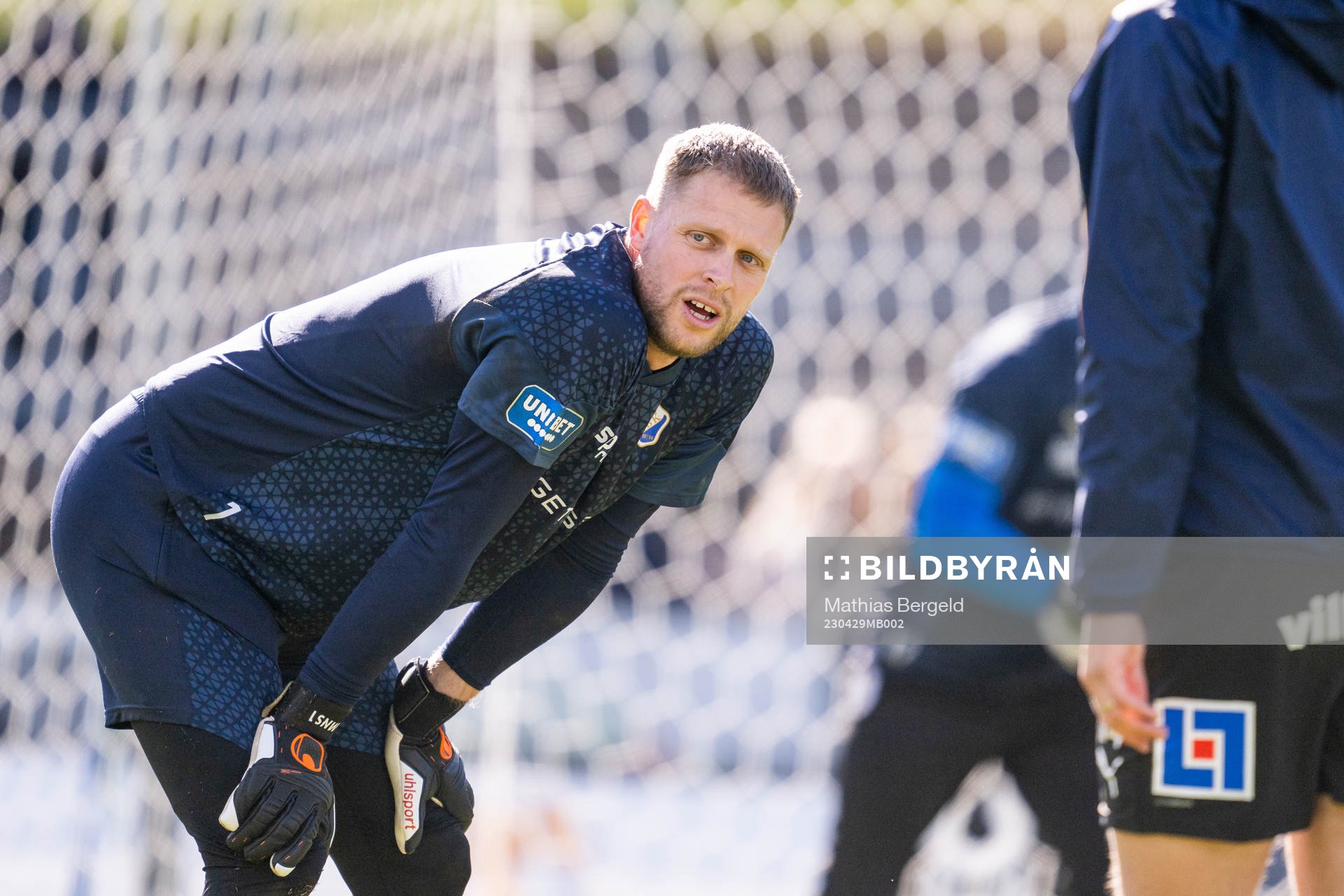 Halmstads målvakt Malkolm Nilsson Säfqvist