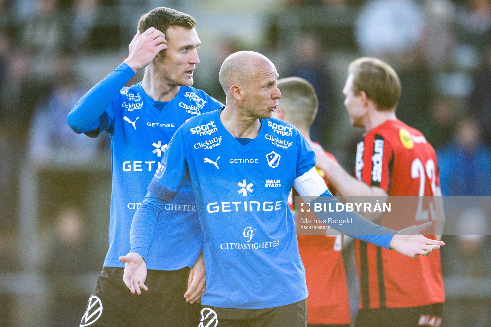 Halmstads Andreas Johansson reagerar på domslut