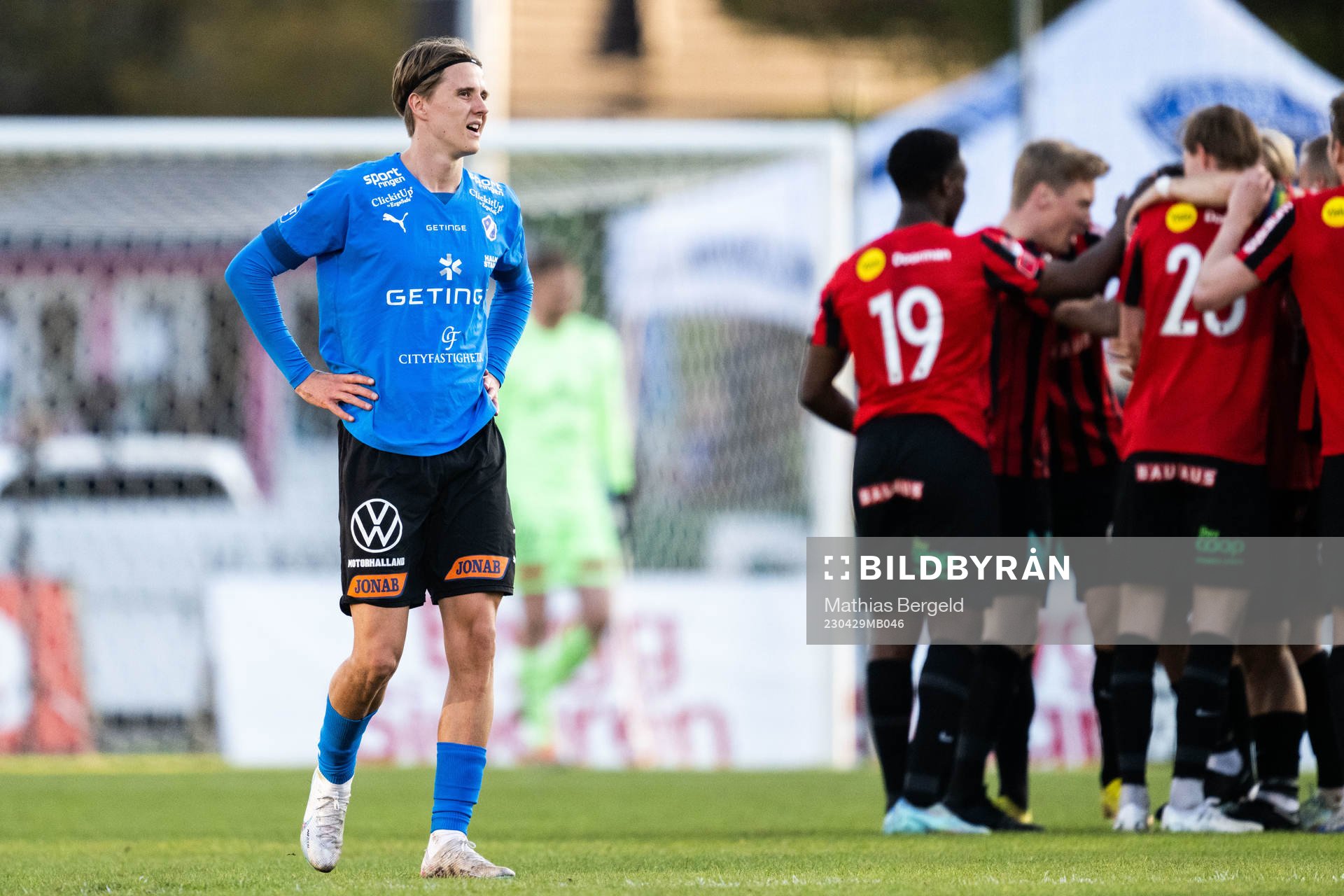 Halmstads Erik Ahlstrand deppar