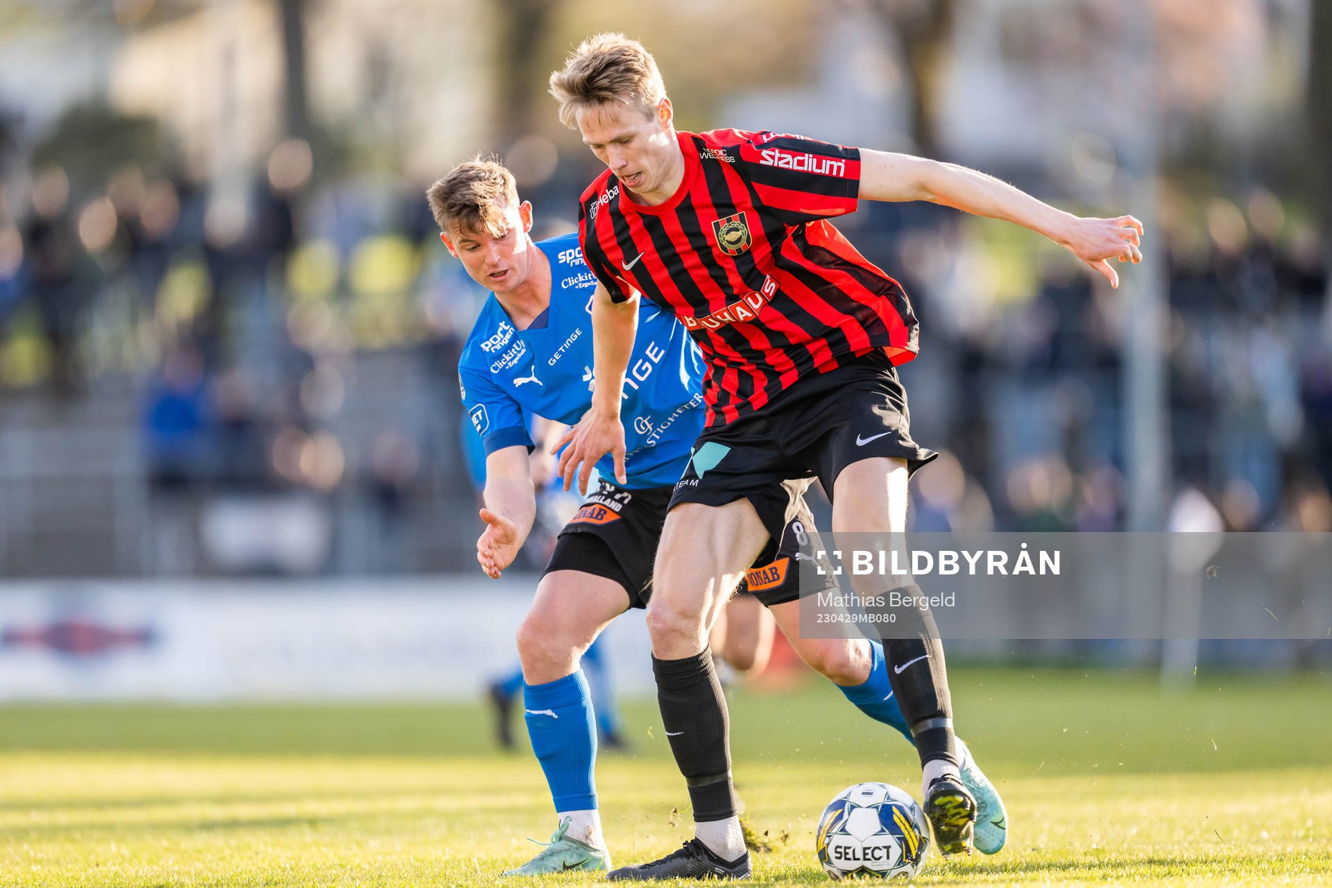 Halmstads Jonathan Svedberg och Brommapojkarnas Torbjörn