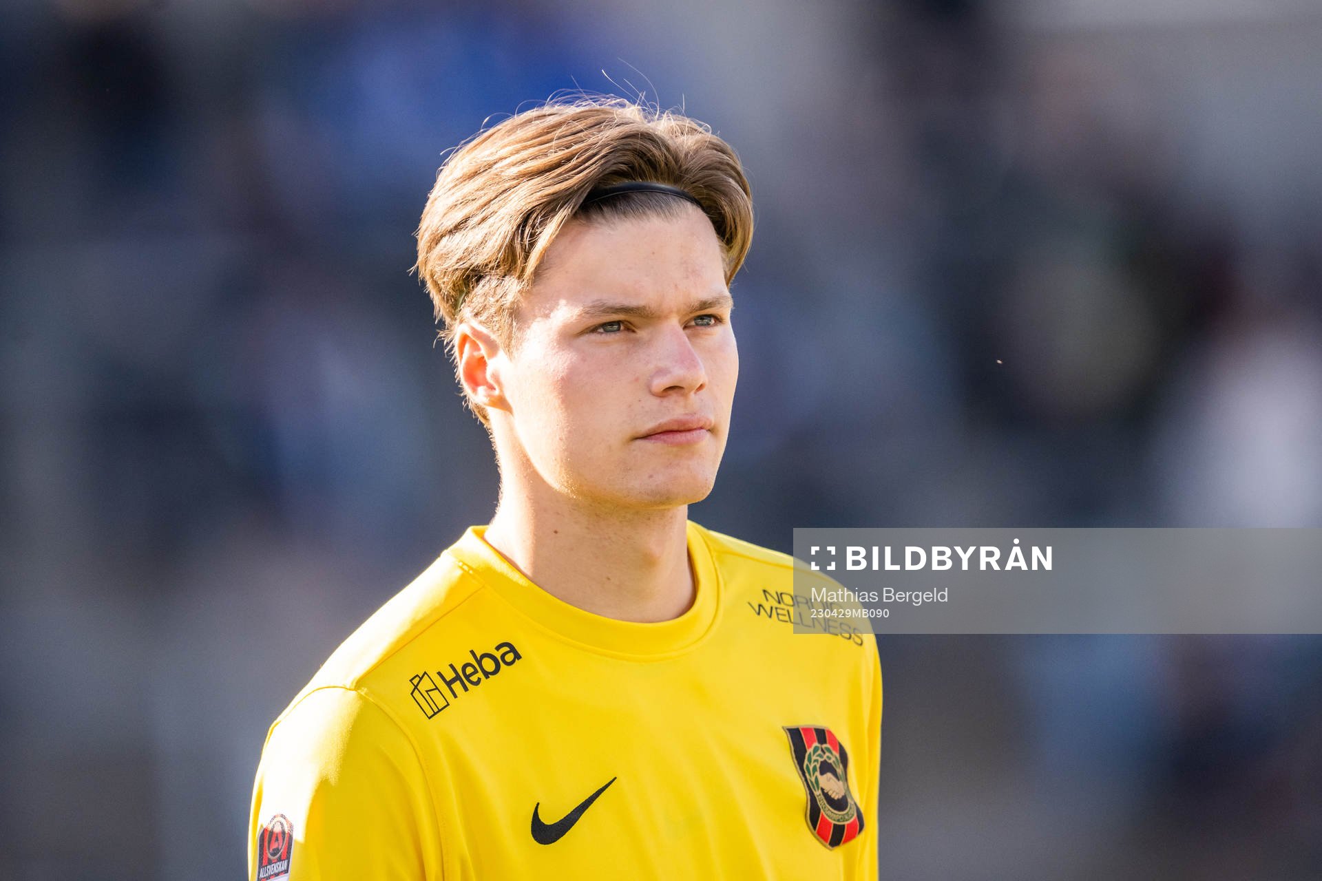 Brommapojkarnas målvakt Filip Sidklev