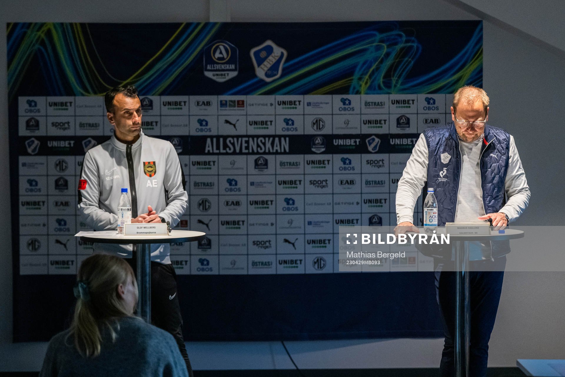Brommapojkarnas assisterande tränare Andreas Engelmark och