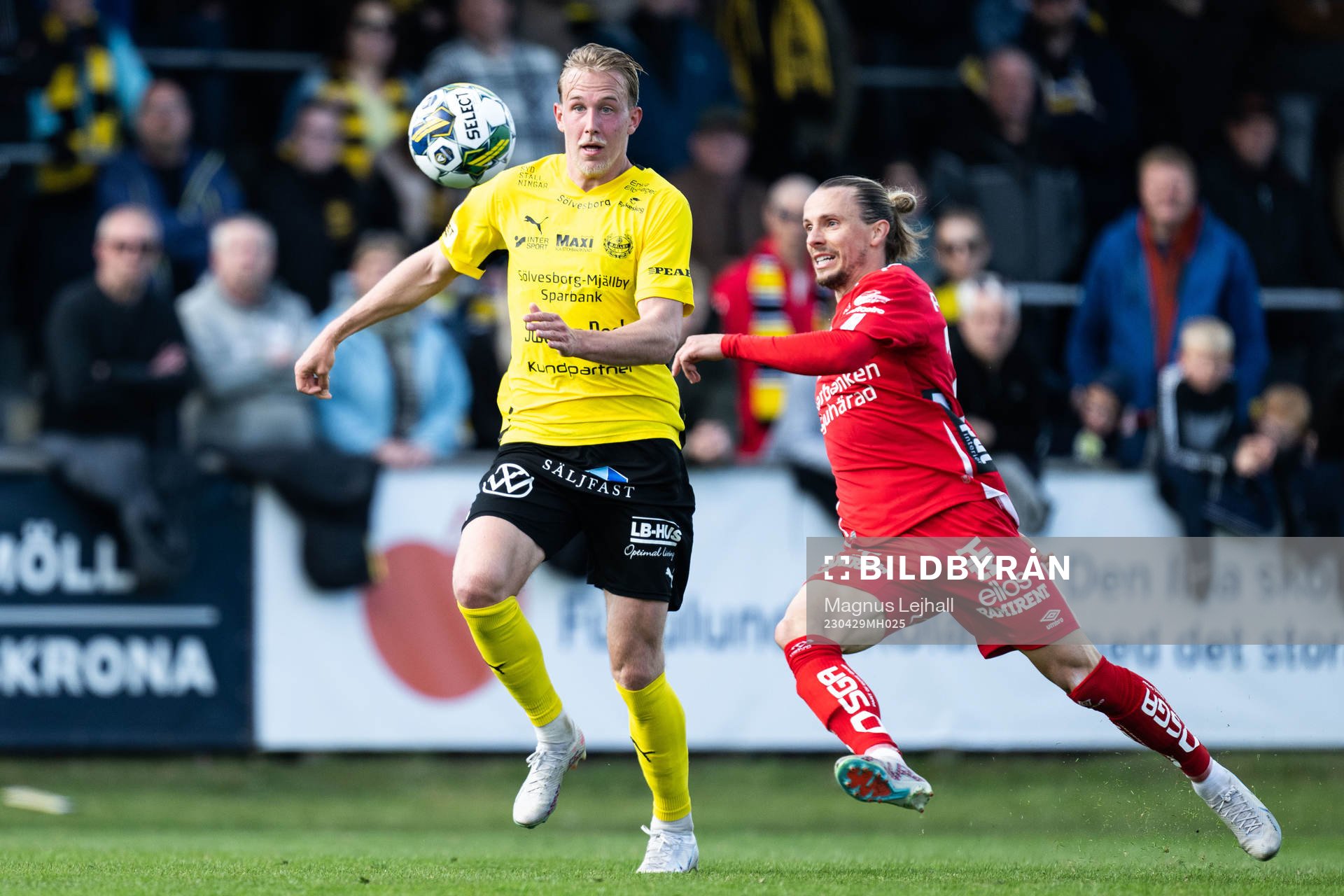 Mjällbys Herman Johansson och Elfsborgs Niklas Hult