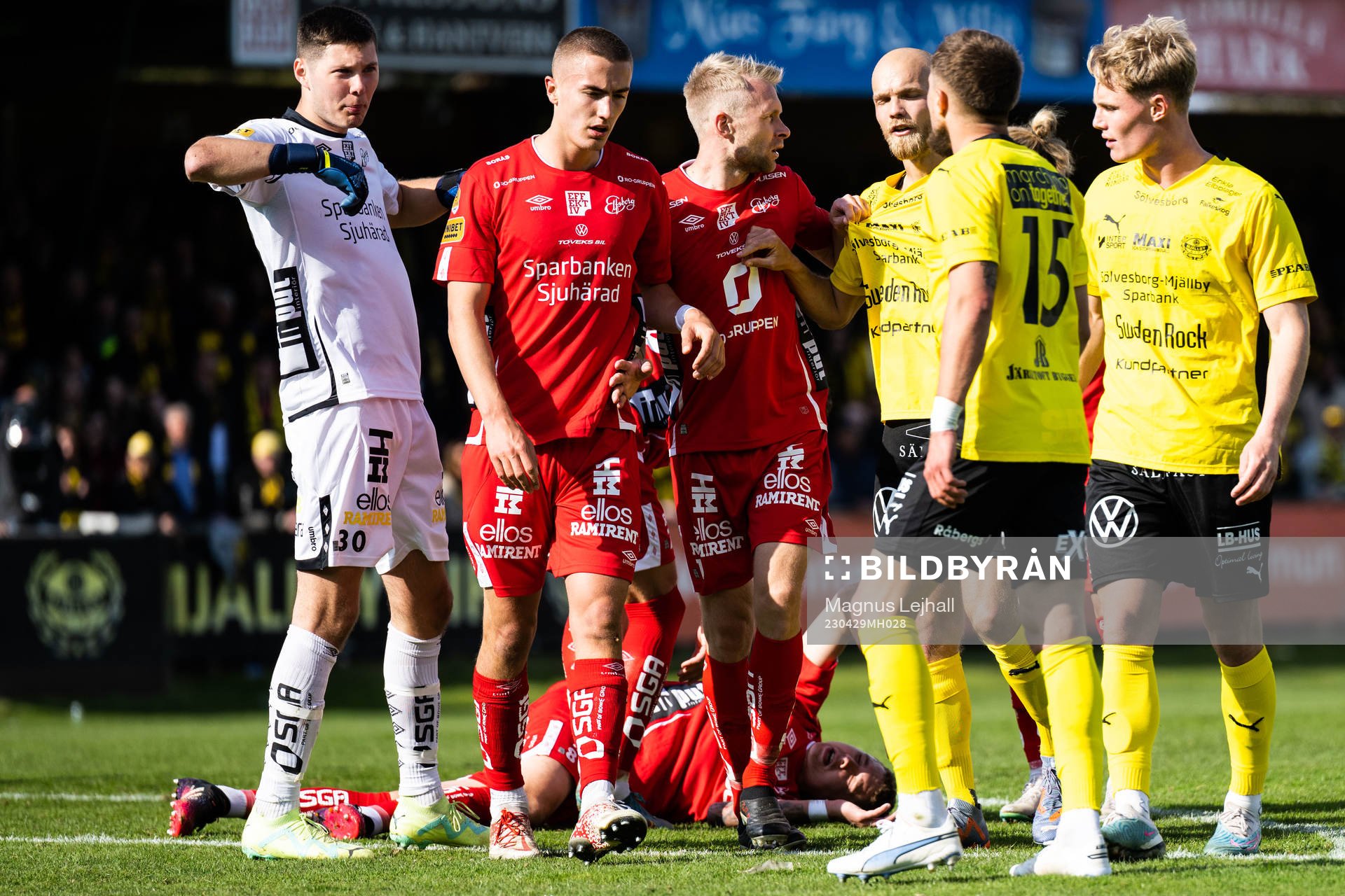 Elfsborgs Sebastian Holmen har ont