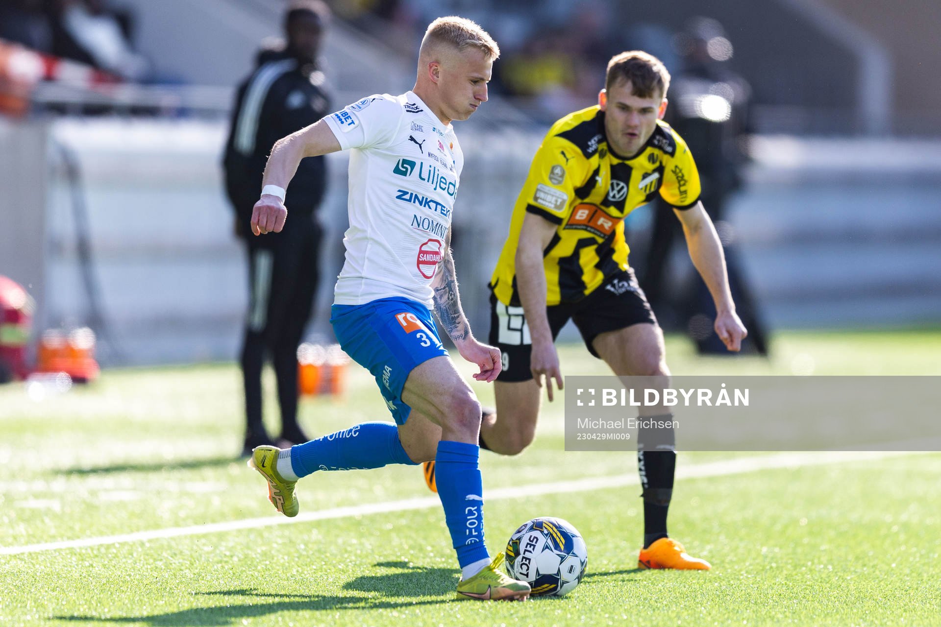 Värnamos Viktor Bergh och Häckens Oscar Uddenäs