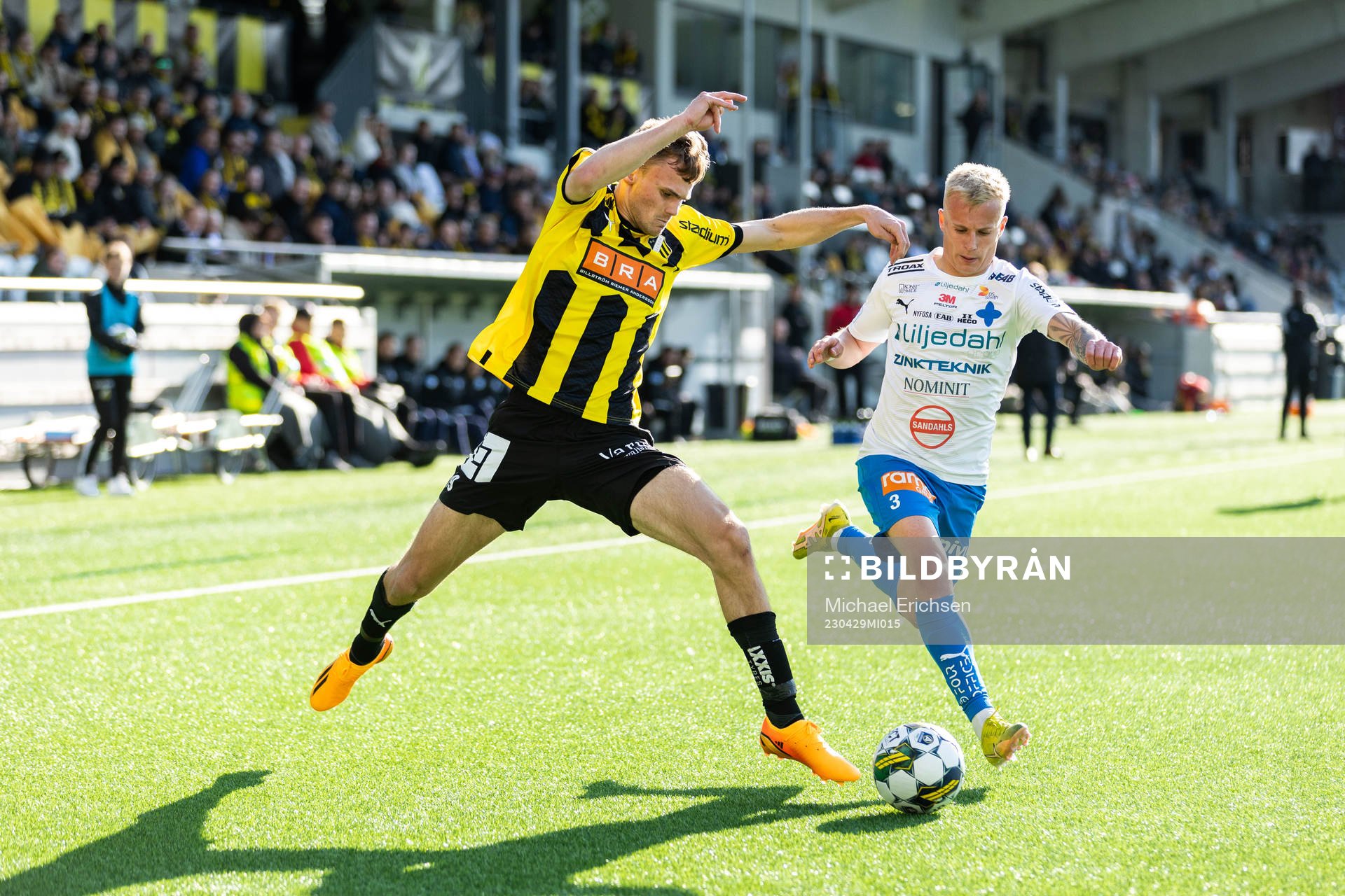 Häckens Oscar Uddenäs och Värnamos Viktor Bergh