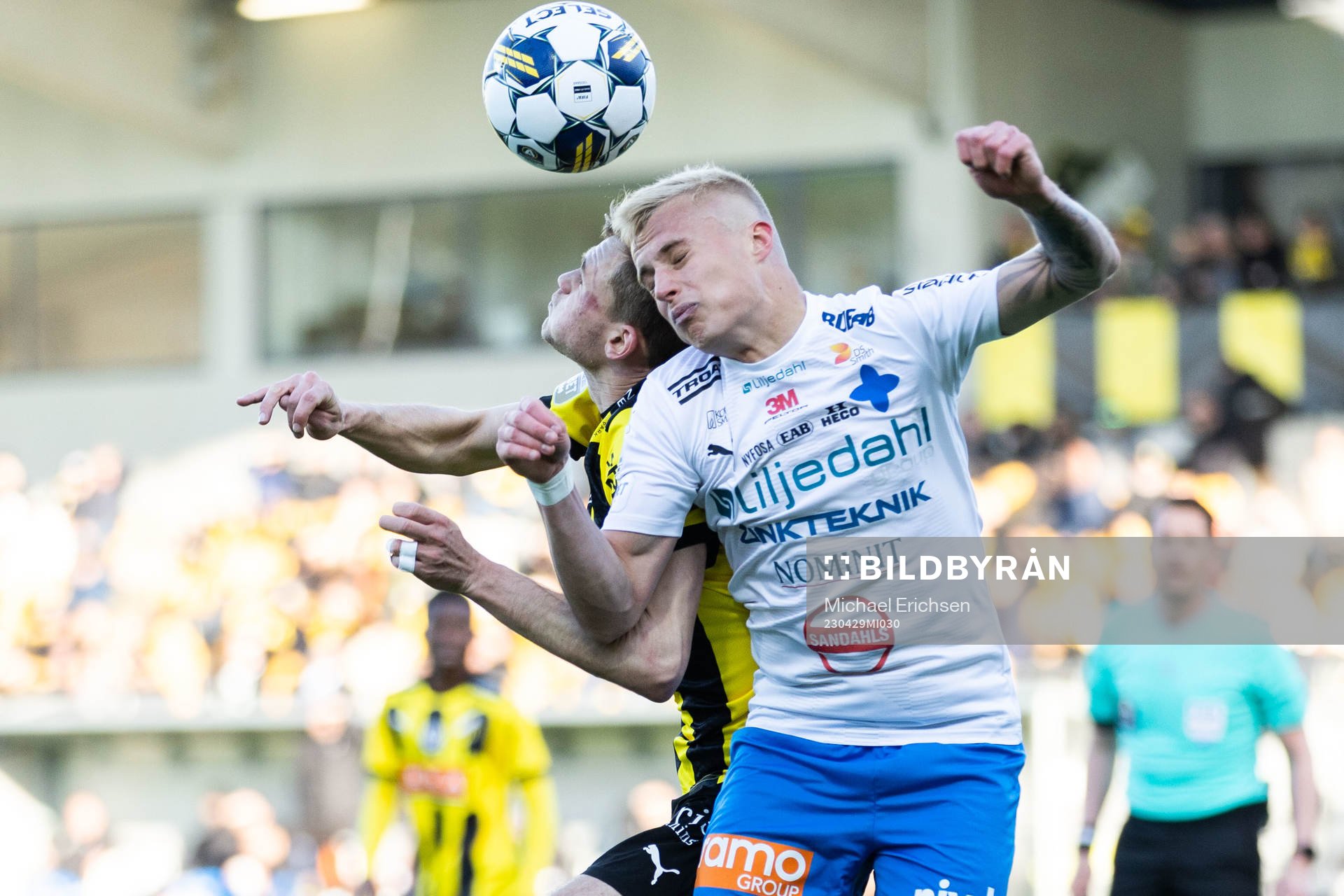 Värnamos Viktor Bergh och Häckens Oscar Uddenäs