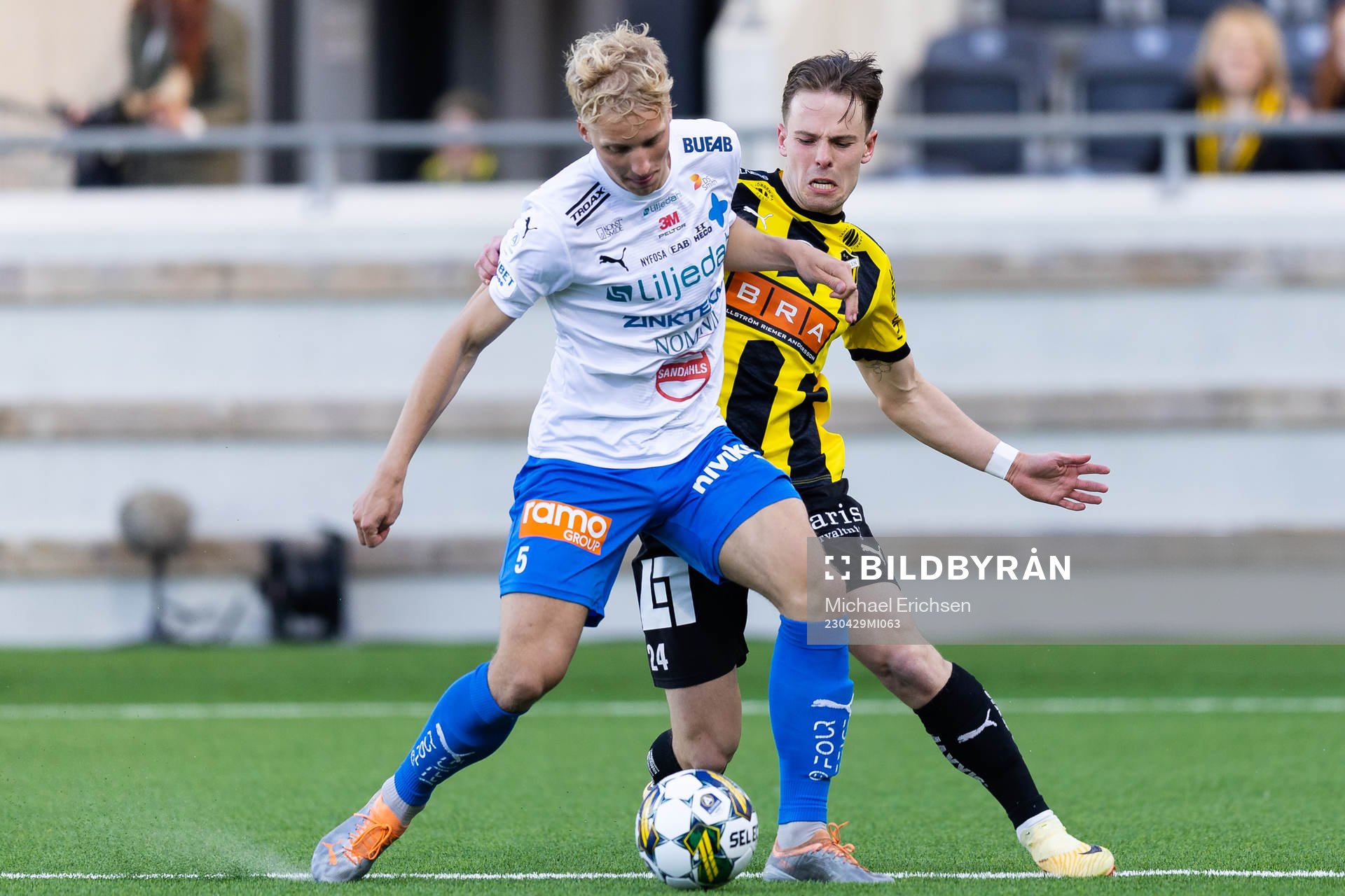 Värnamos Victor Larsson och Häckens Lars Olden Larsen