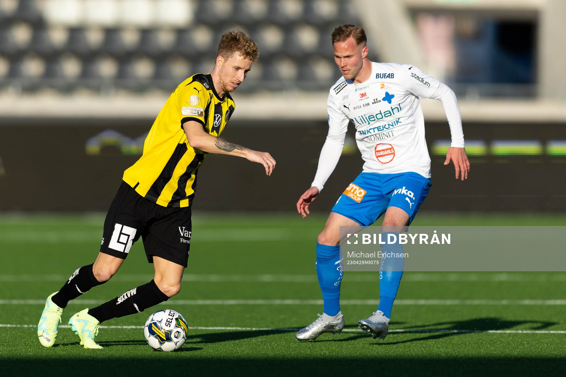 Häckens Samuel Gustafson och Värnamos Gustav Engvall