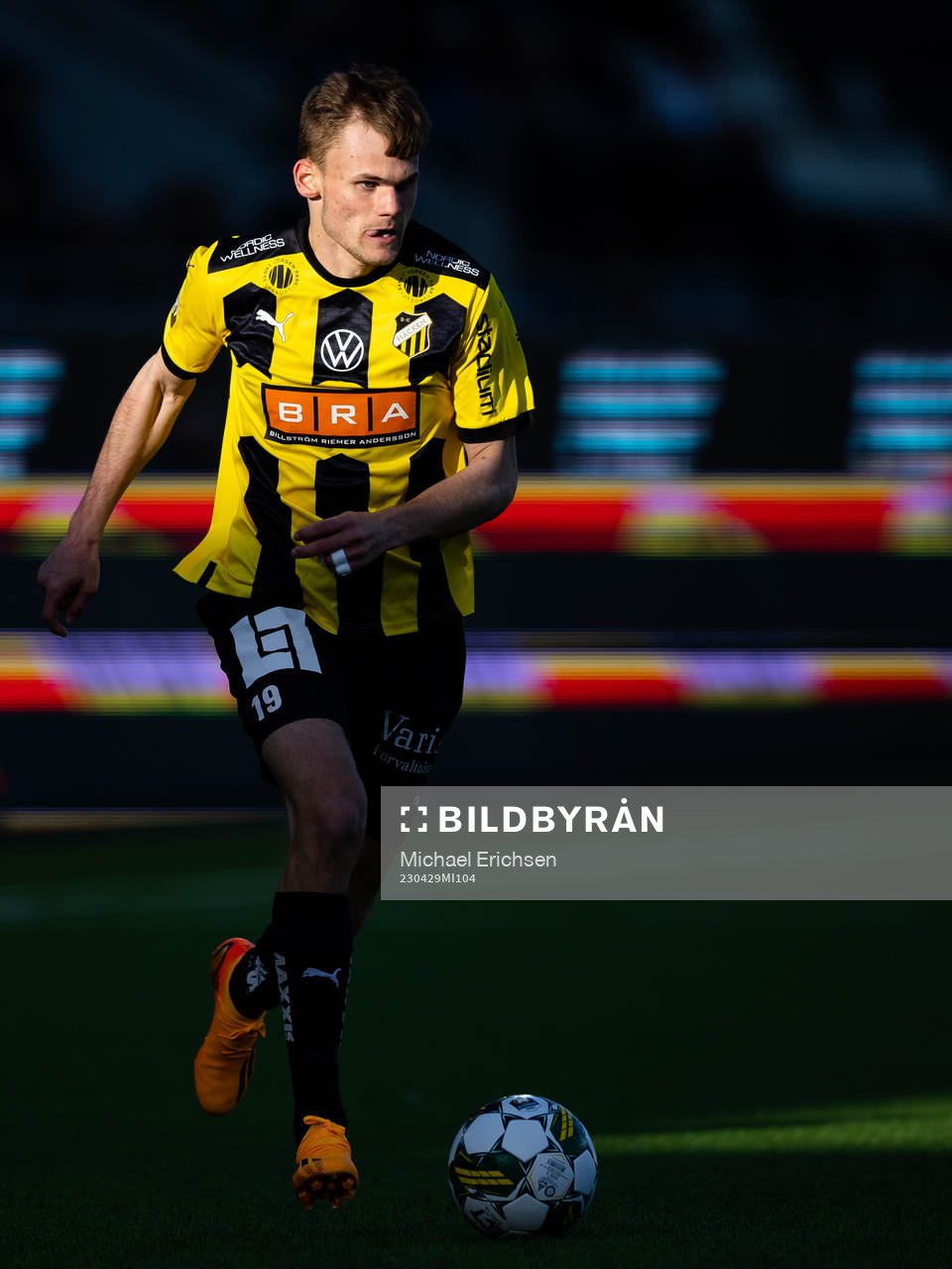 under fotbollsmatchen i Allsvenskan mellan Häcken och