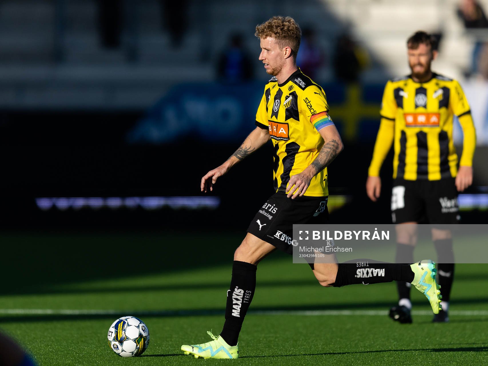 under fotbollsmatchen i Allsvenskan mellan Häcken och