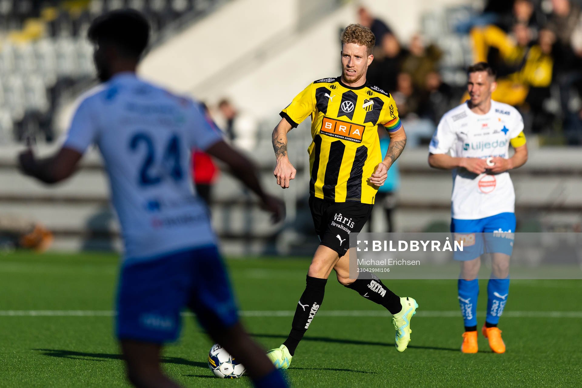 under fotbollsmatchen i Allsvenskan mellan Häcken och